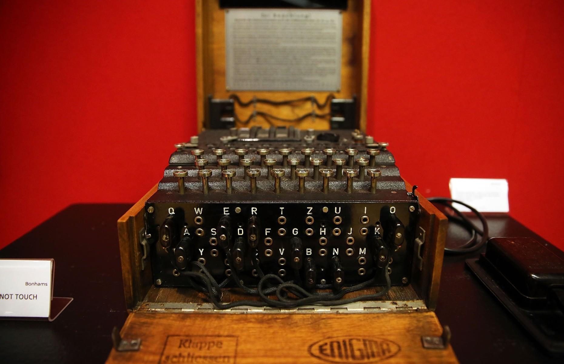Enigma machine from WWII, Baltic Sea