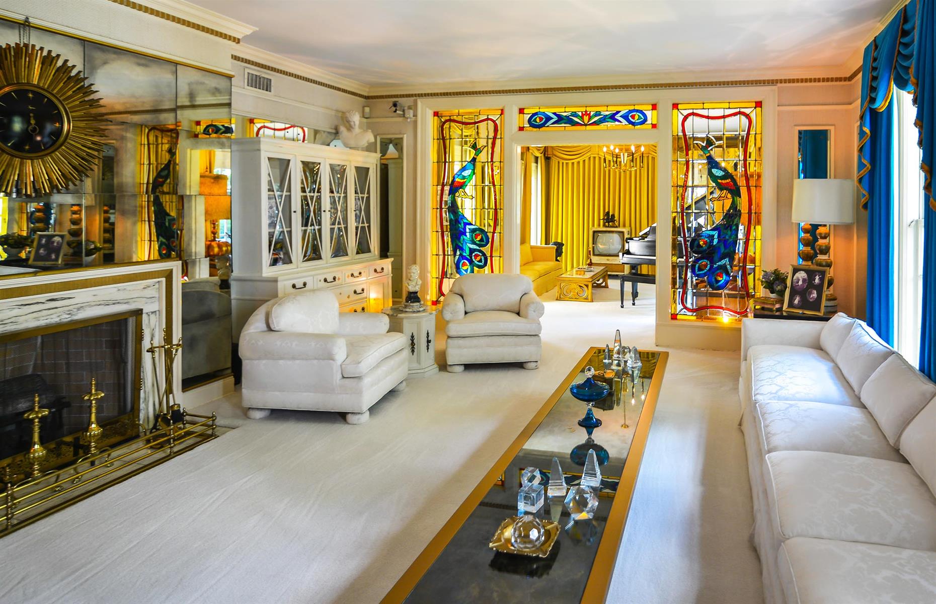 Elvis Presley's iconic Graceland mansion, Tennessee, USA