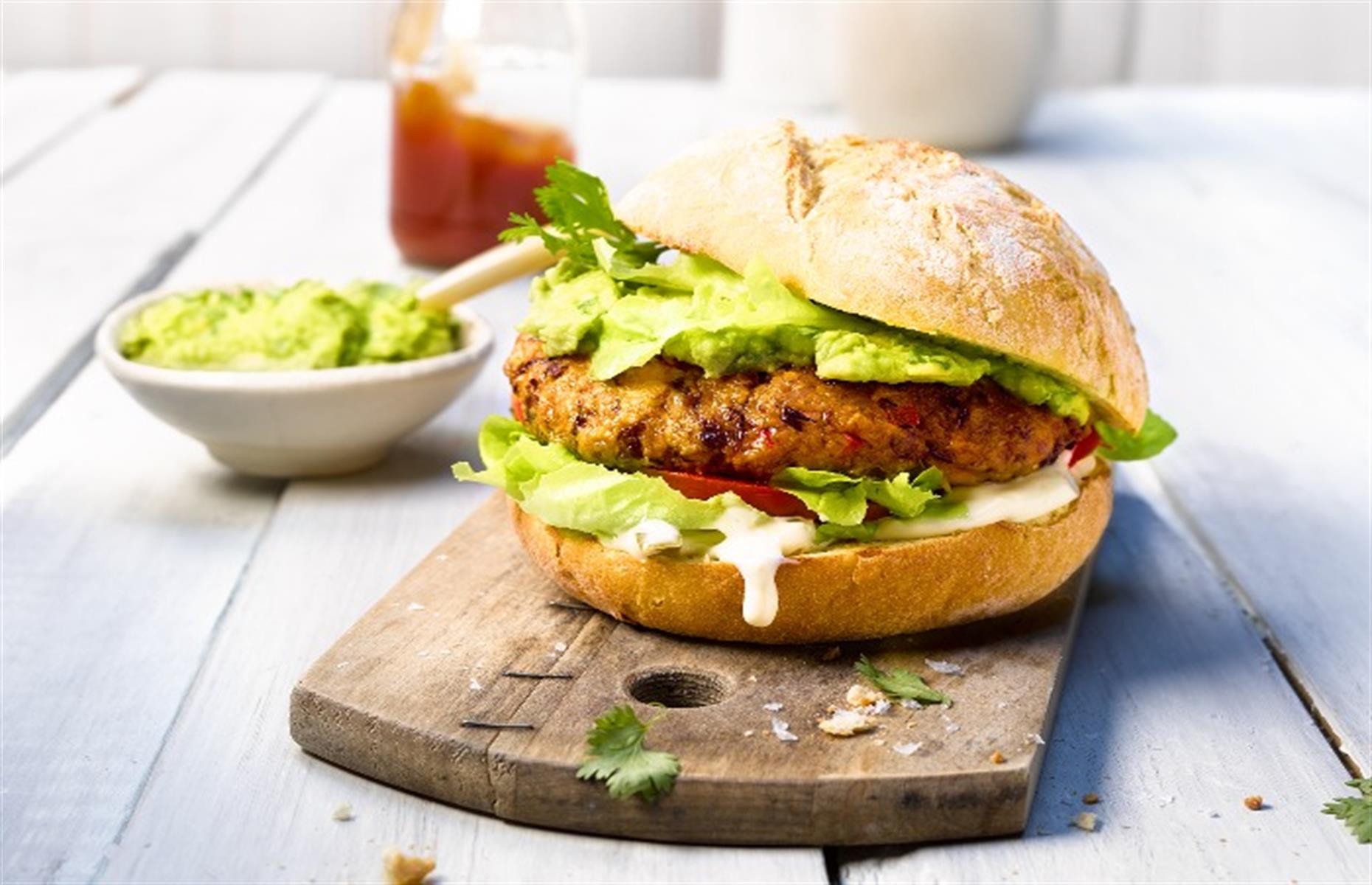 11. Sweet potato burger