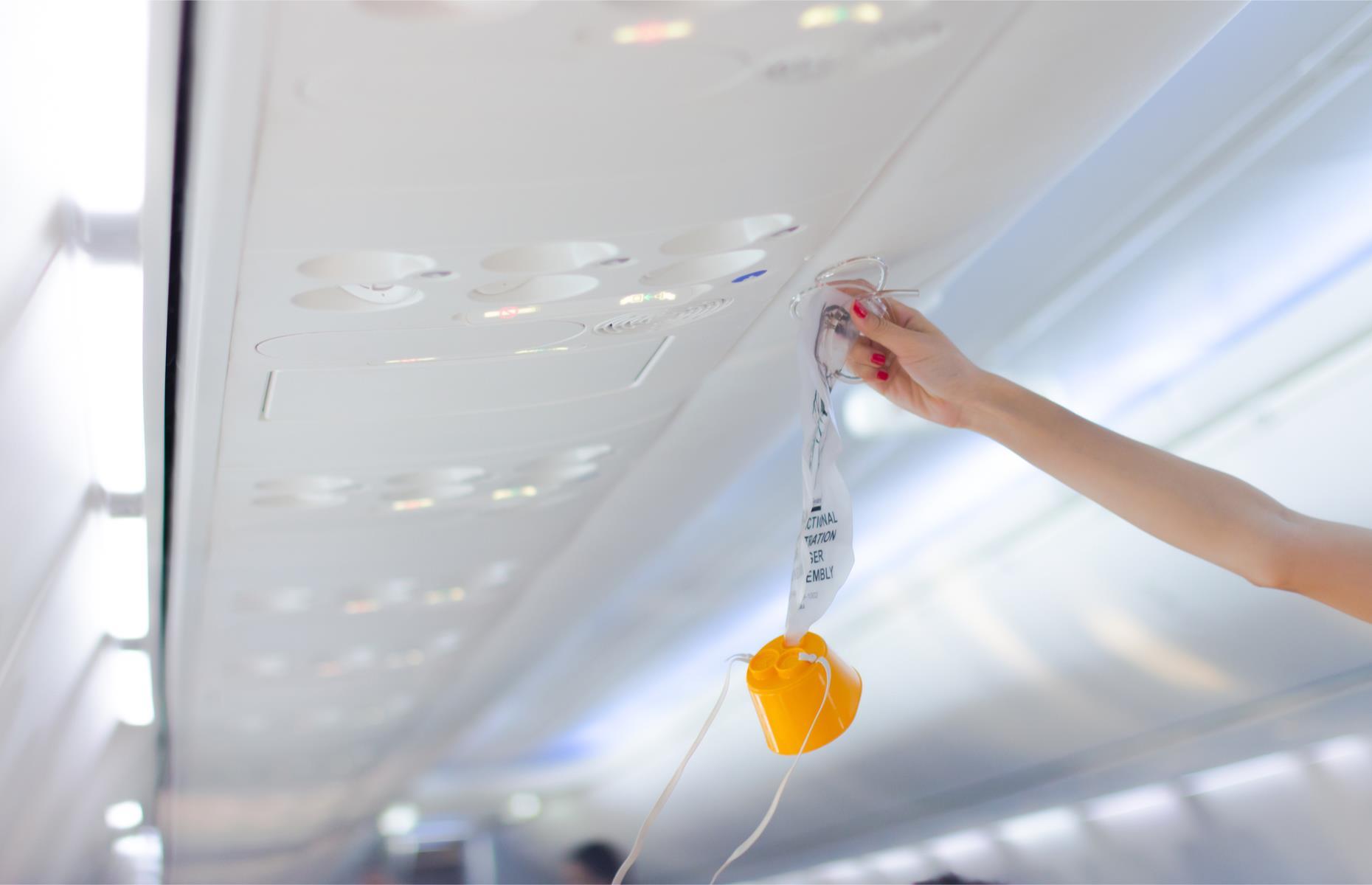 The oxygen masks only provide up to 15 minutes of air