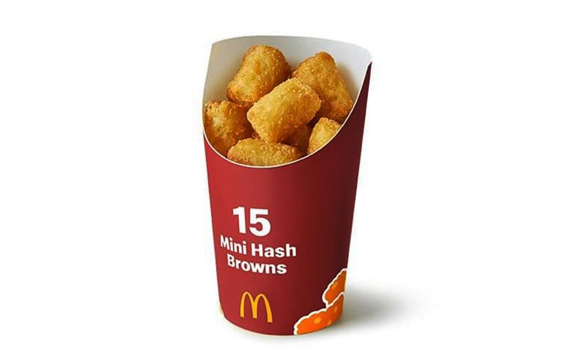 40. Mini Hash Browns, McDonald's, UK