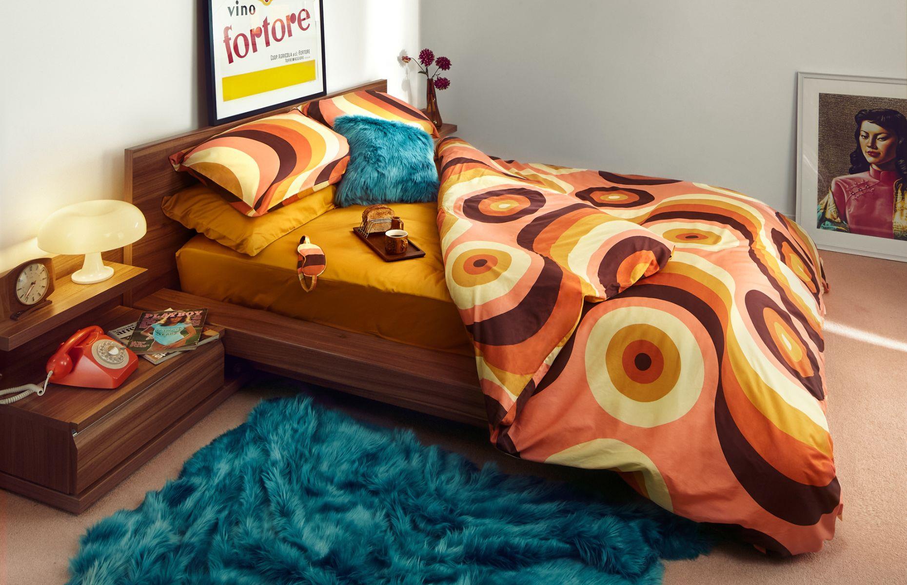 Graphic bedlinen