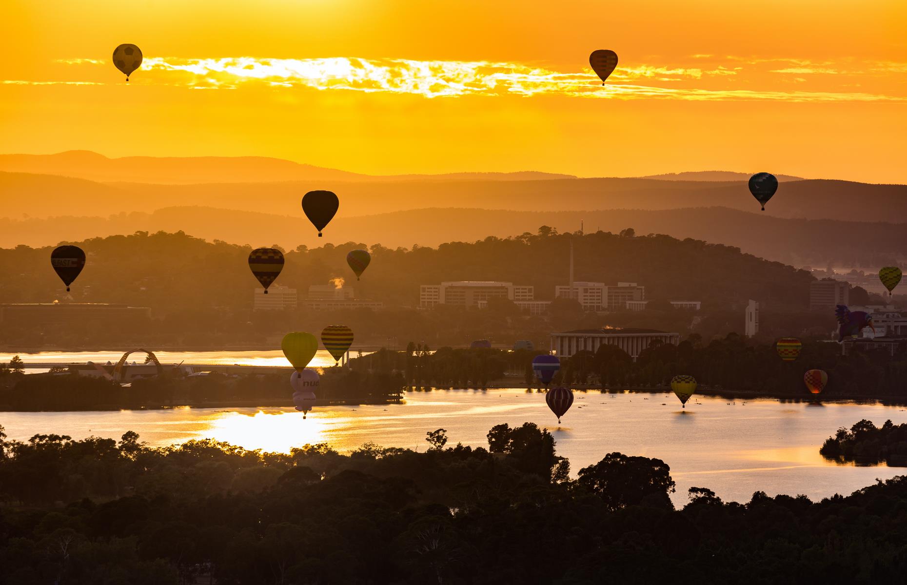 Lake Burley Griffin, Canberra, Australia Capital Territory 