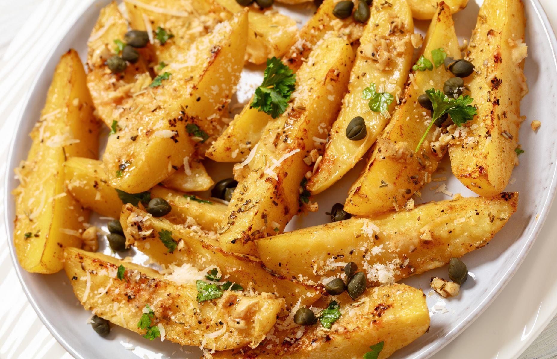 16. Experiment with Greek-style potatoes