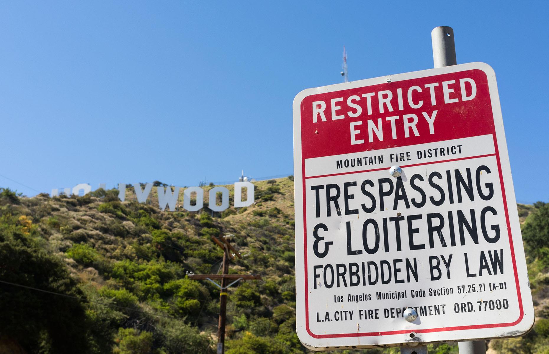 The sign is a victim of its own success