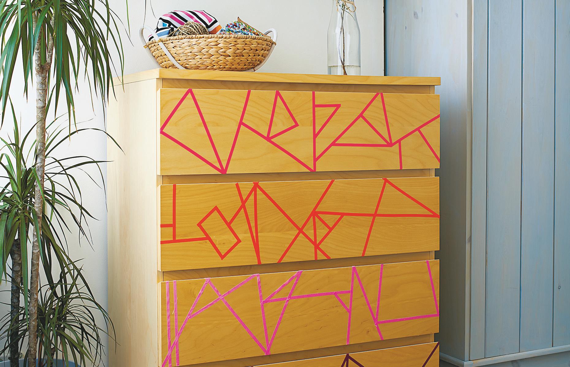 Add personality with washi tape