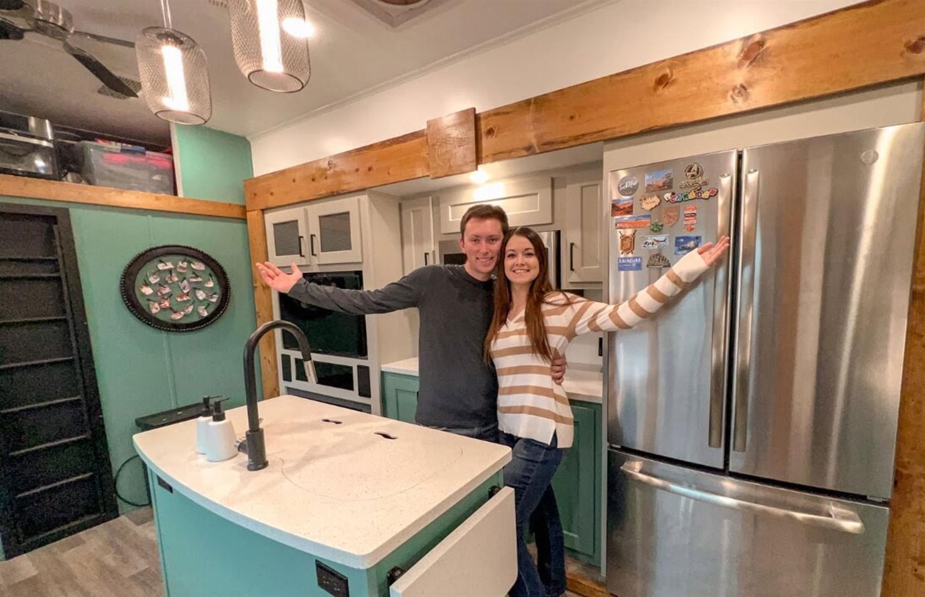 The kitchen reveal