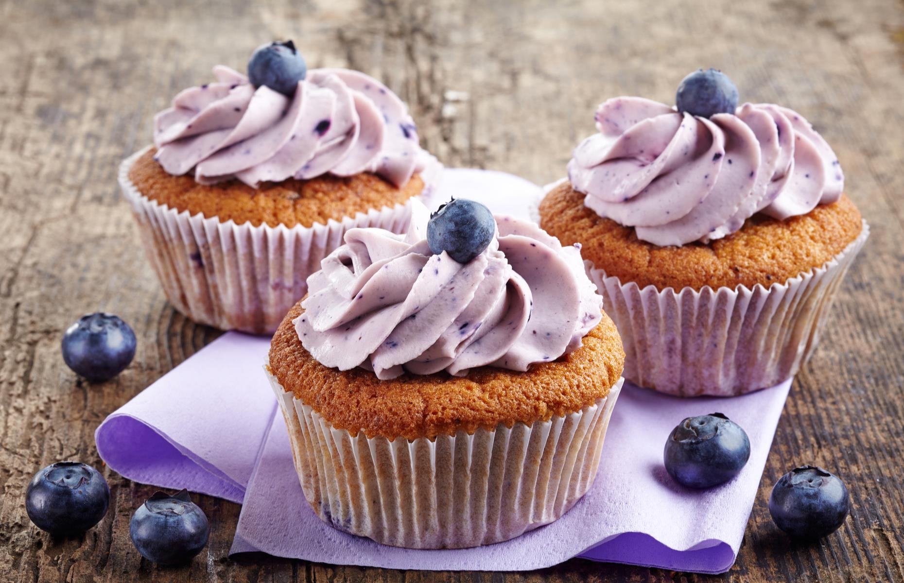 Blueberry cupcakes