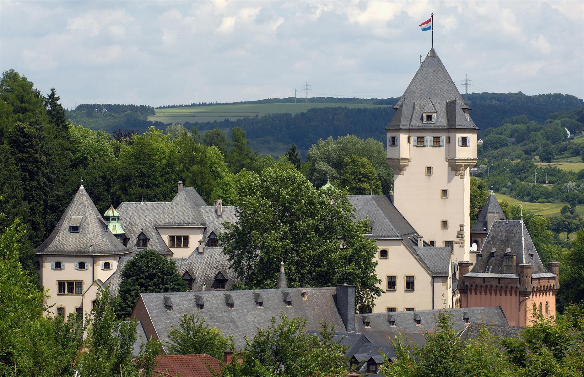 Le château de Berg, Luxembourg