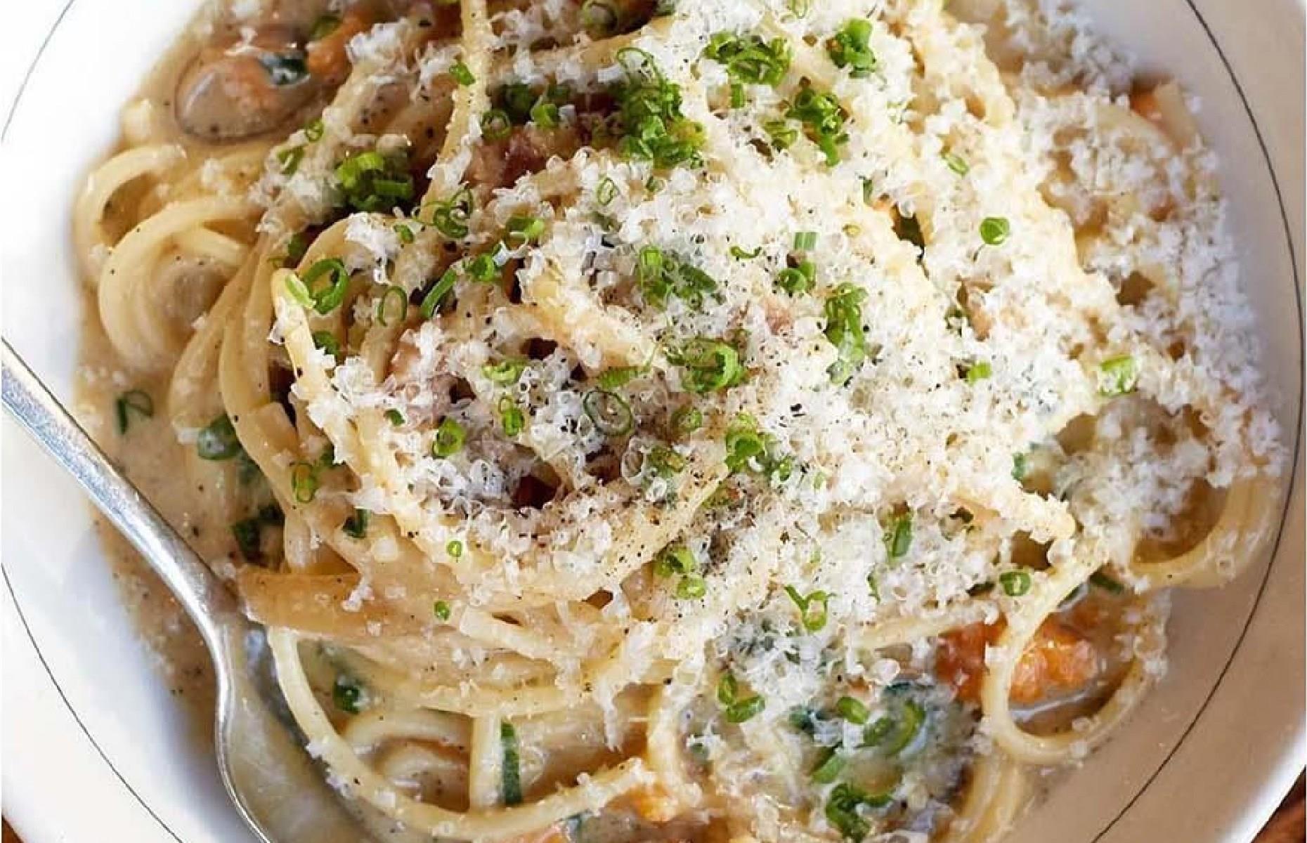 Massachusetts: spaghetti carbonara, Coppa, Boston