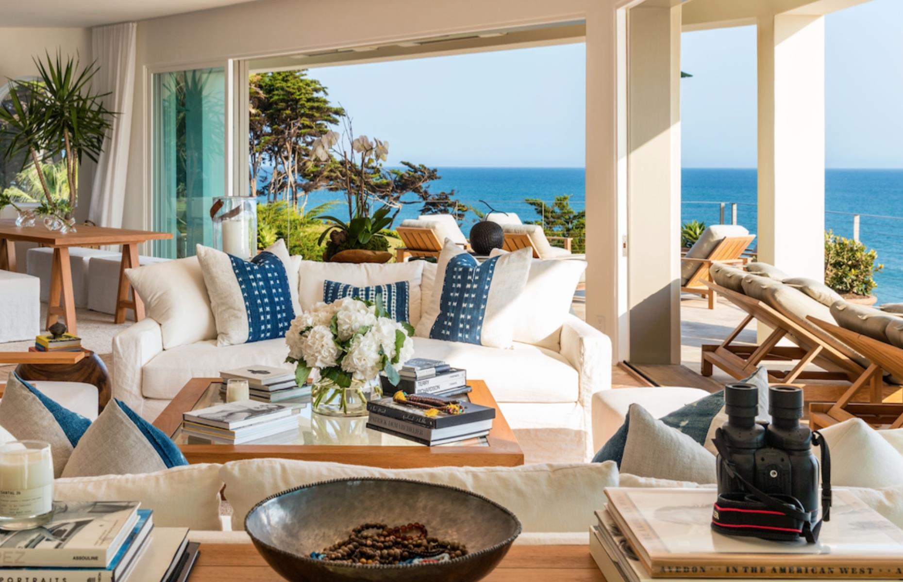 Kim's new Malibu beach house