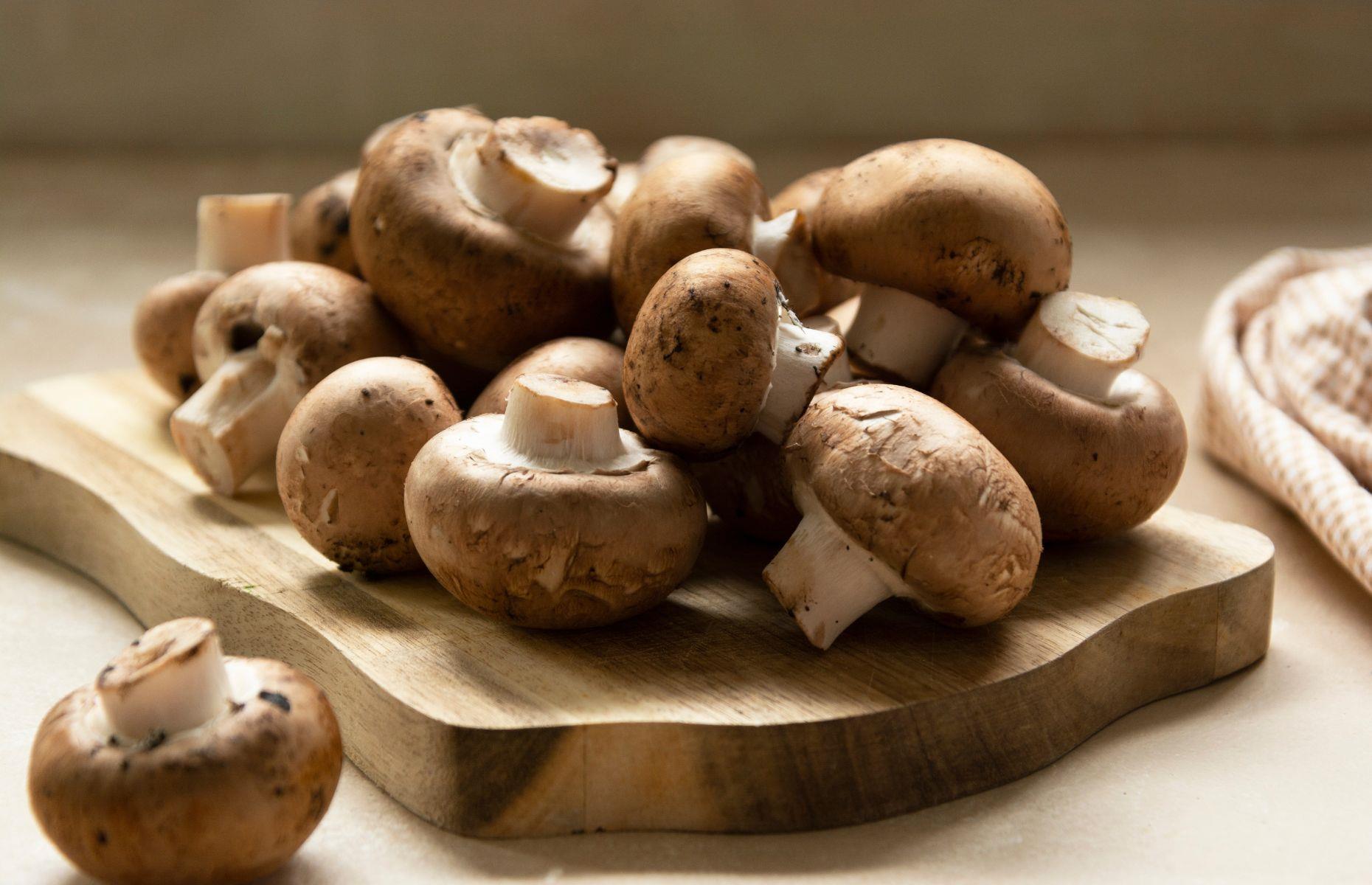 19. Never wash mushrooms with water