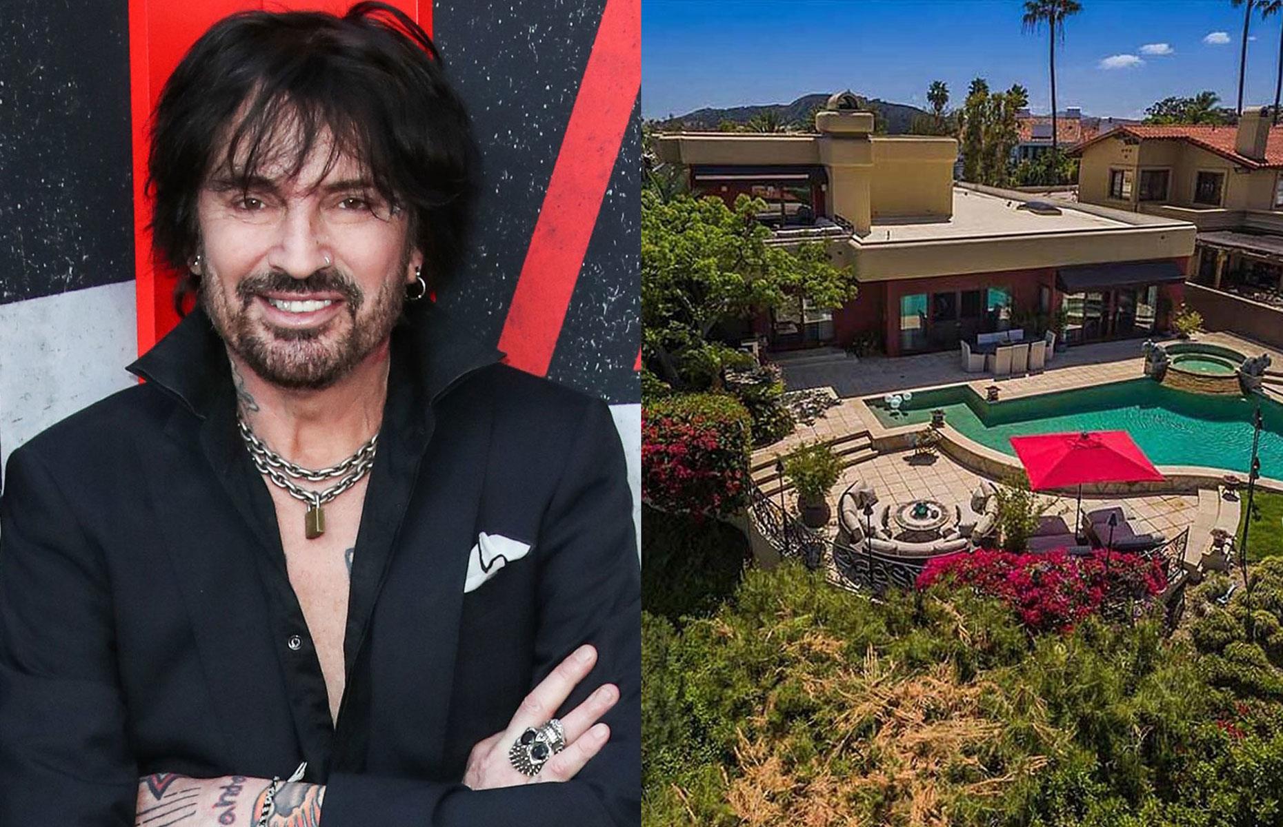 Tommy Lee's hillside villa, California, USA