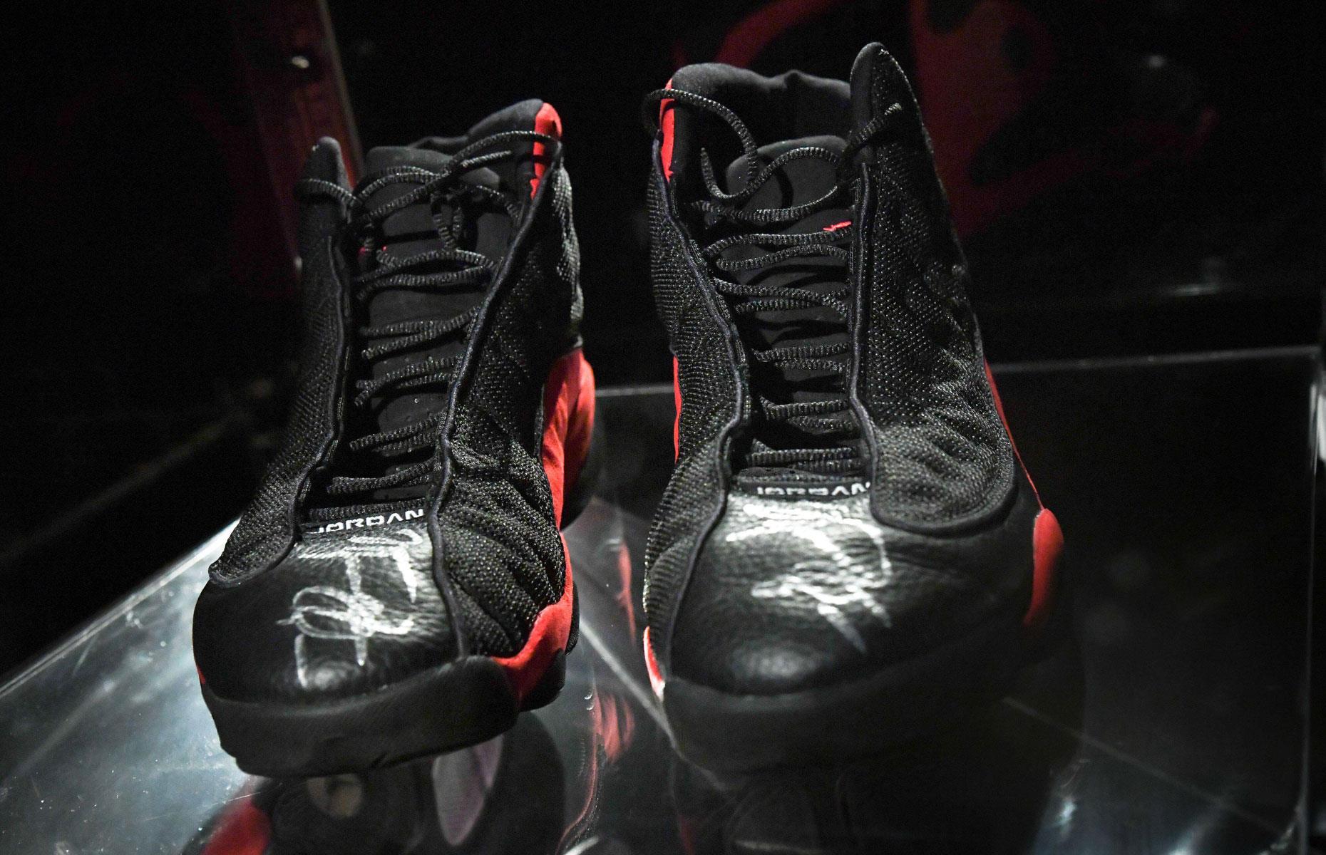 8. Signed Michael Jordan Nike Air Jordan XIII sneakers: $2.2 million (£1.7m)