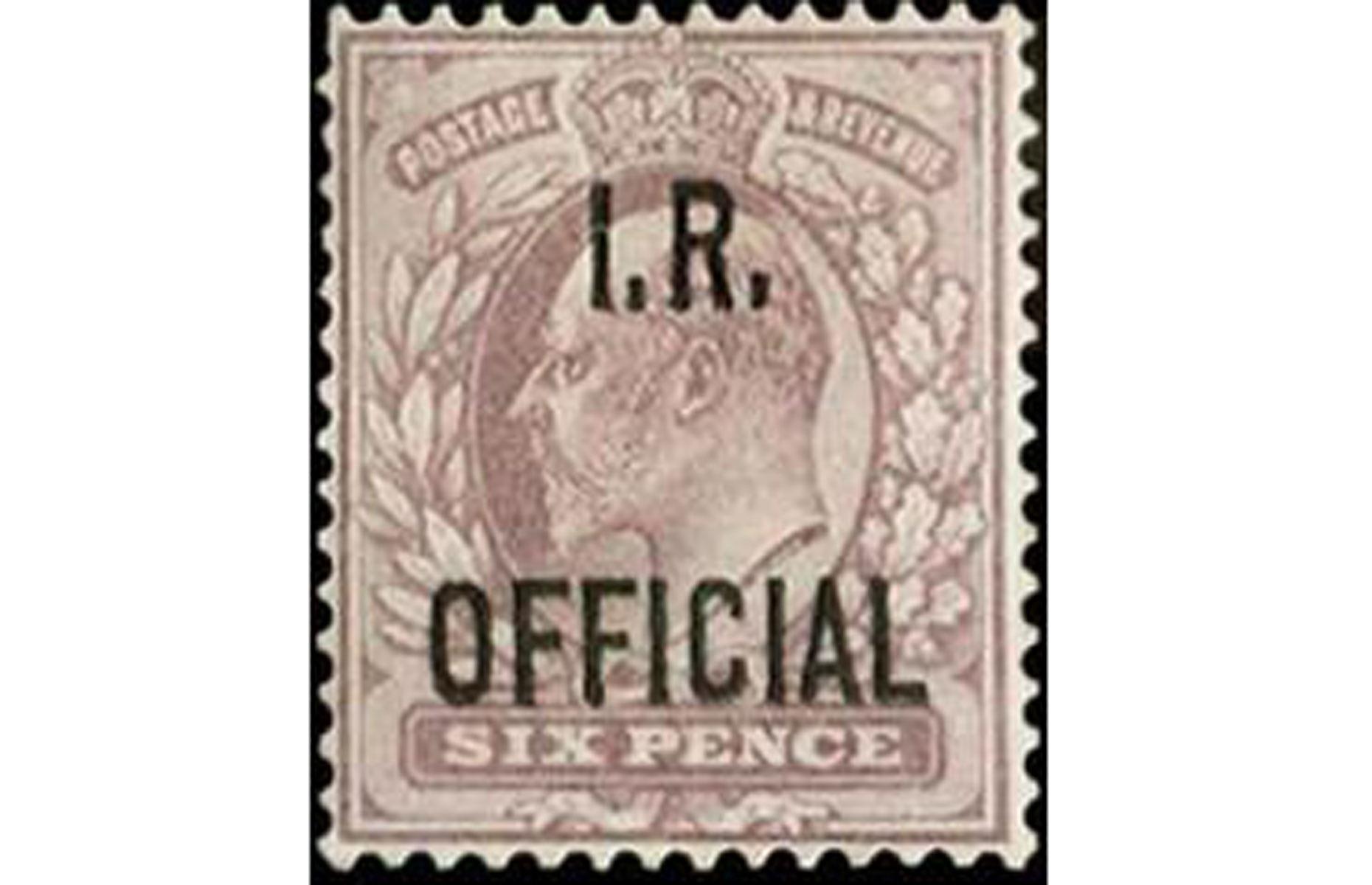 UK 1904 6d Edward VII Pale Dull Purple – $469,000 (£400k)