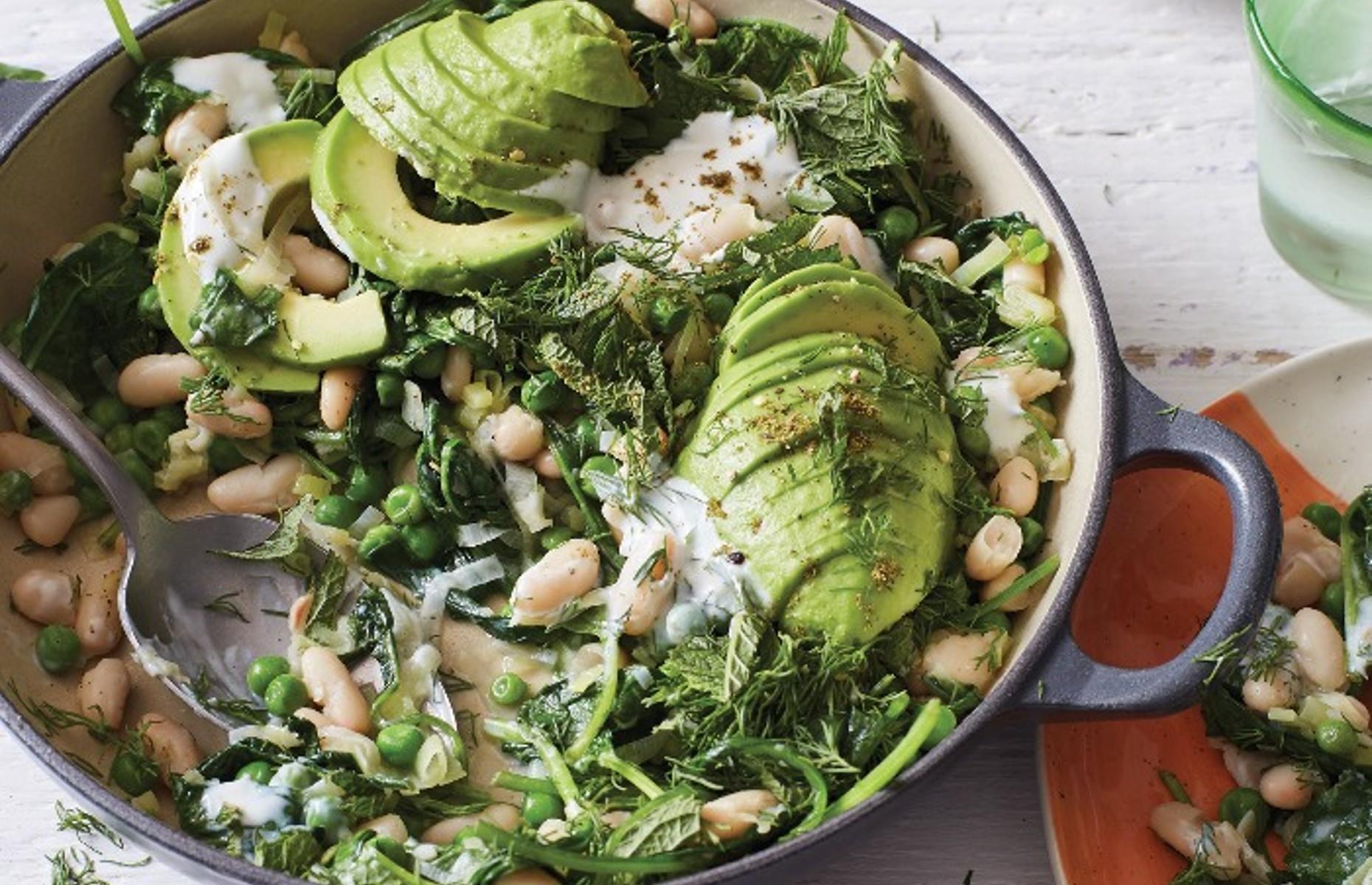 Green shakshuka