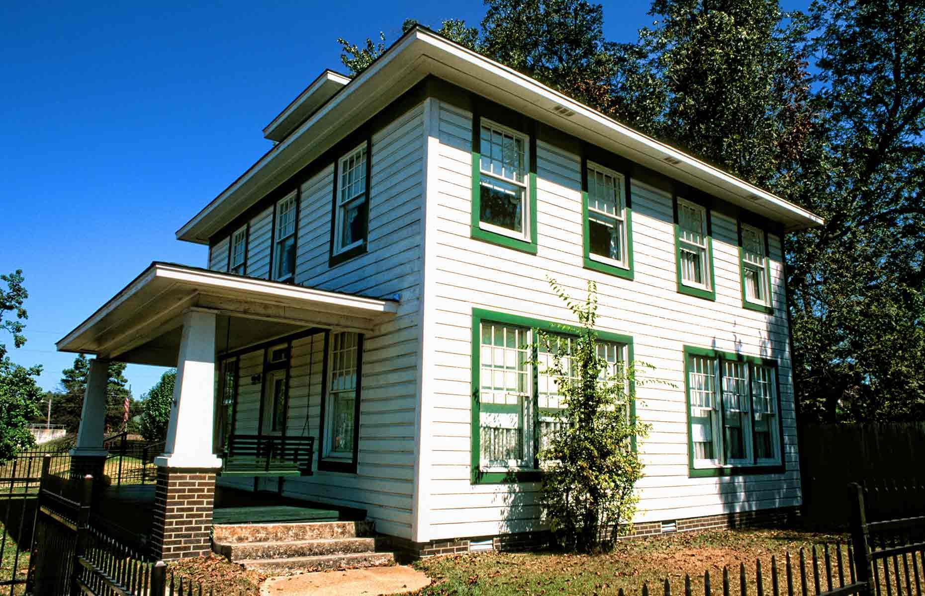 Bill Clinton's formative home in Hope, Arkansas