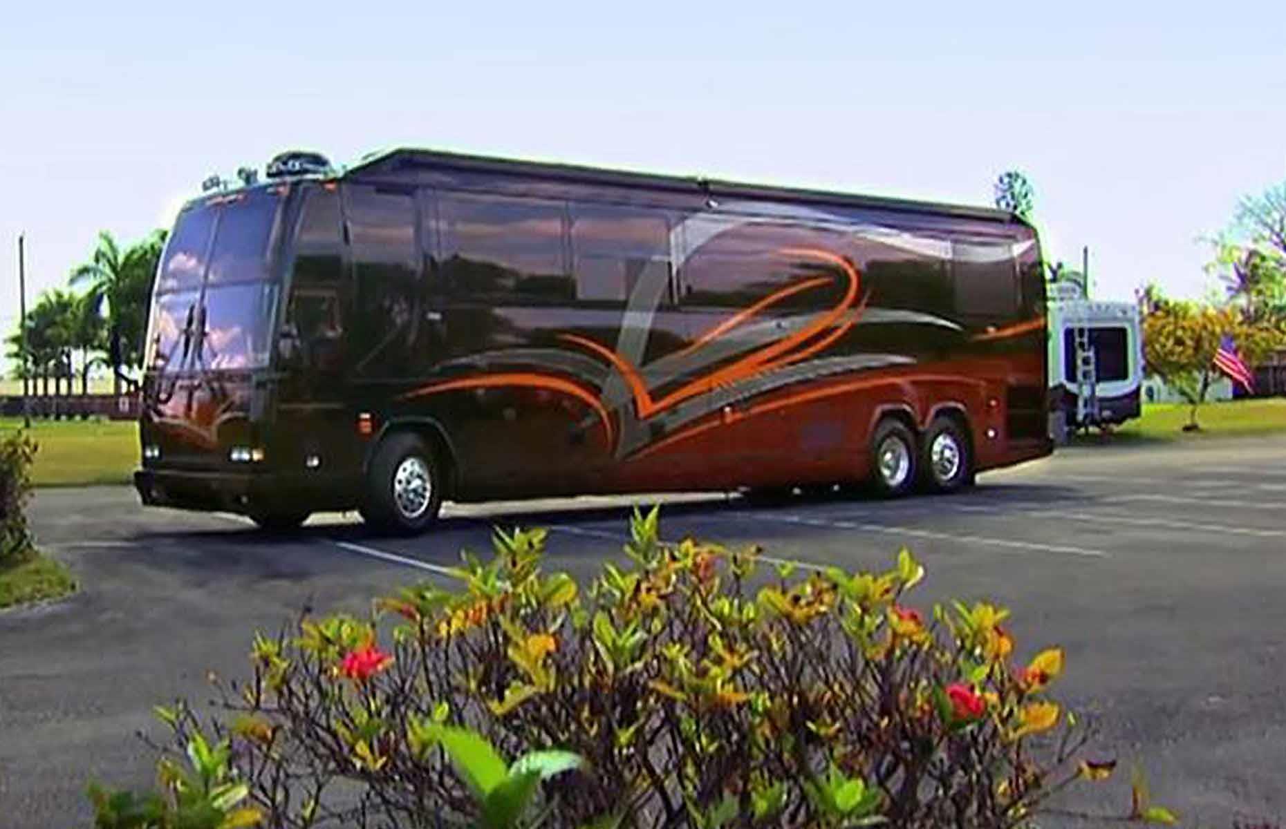 Timbaland's mobile music studio