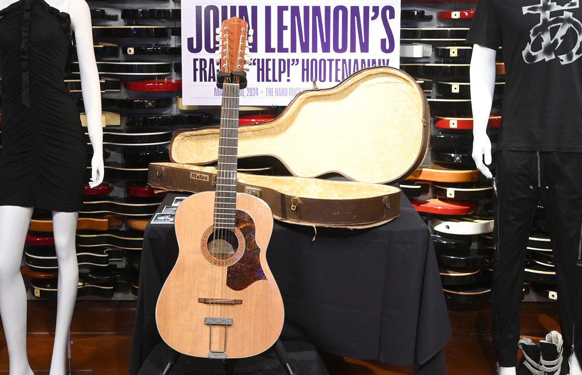 5. John Lennon’s Framus Hootenanny: $2.8 million (£2.2m)