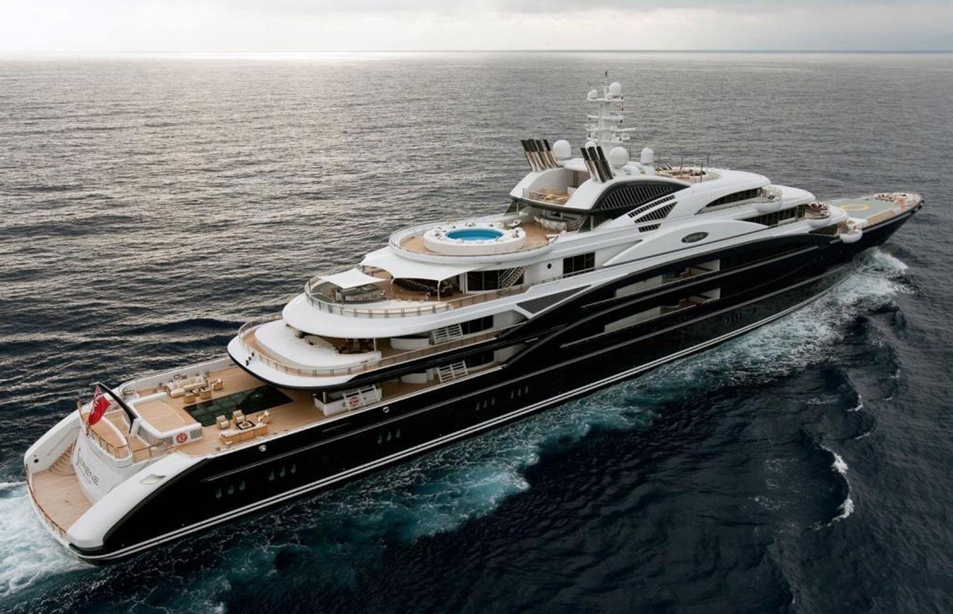 Billionaire yachts, cars, planes and trains