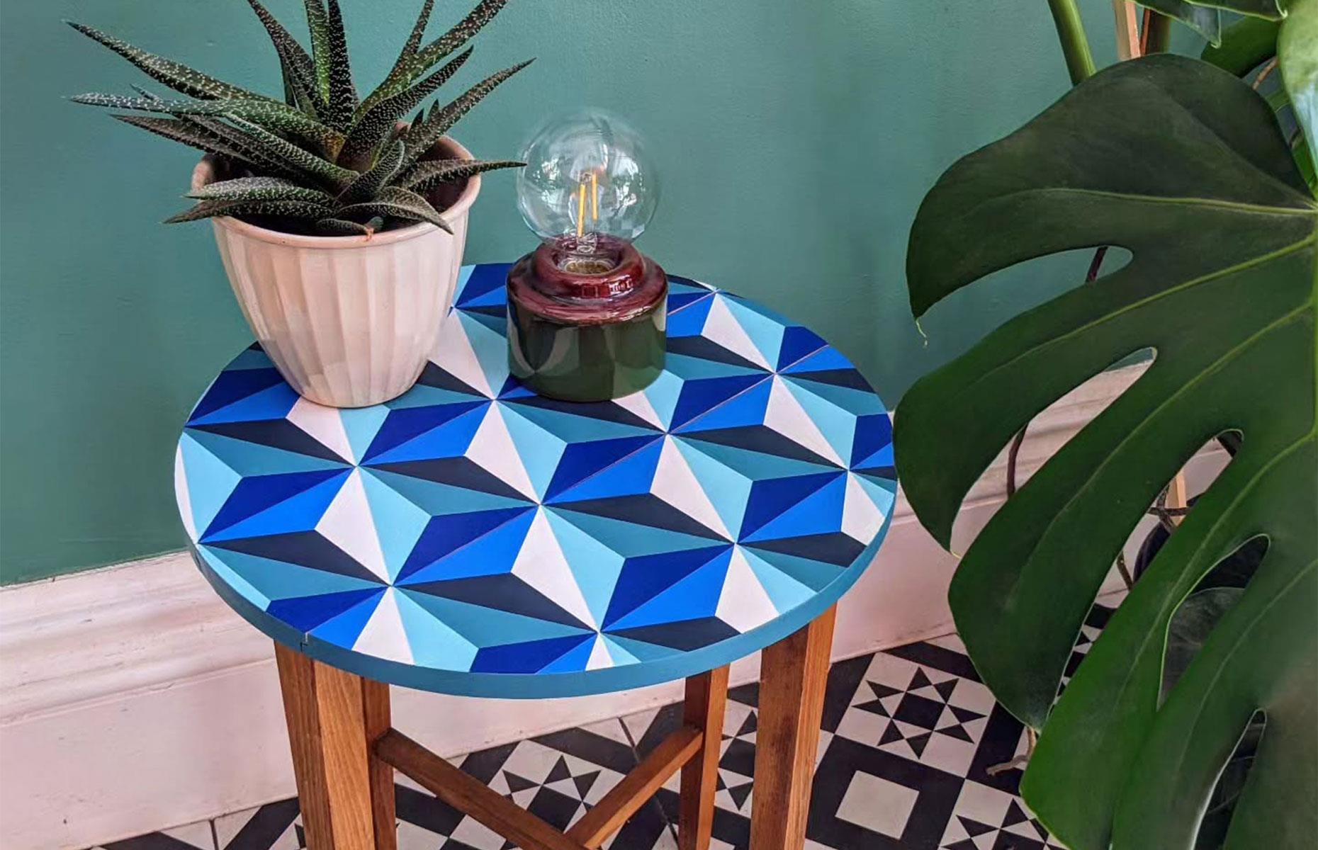 Style up an old side table