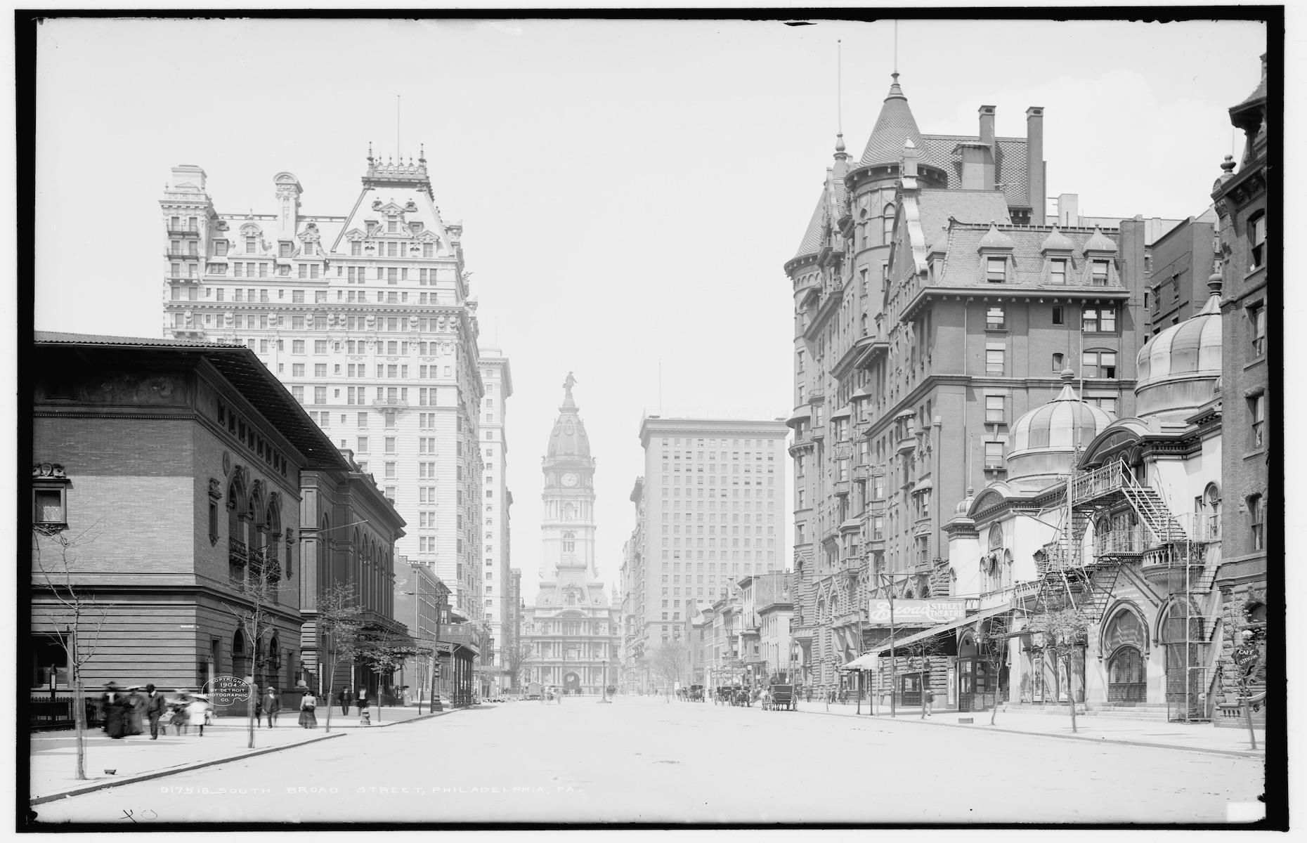 Then: North Broad Street, Philadelphia, Pennsylvania