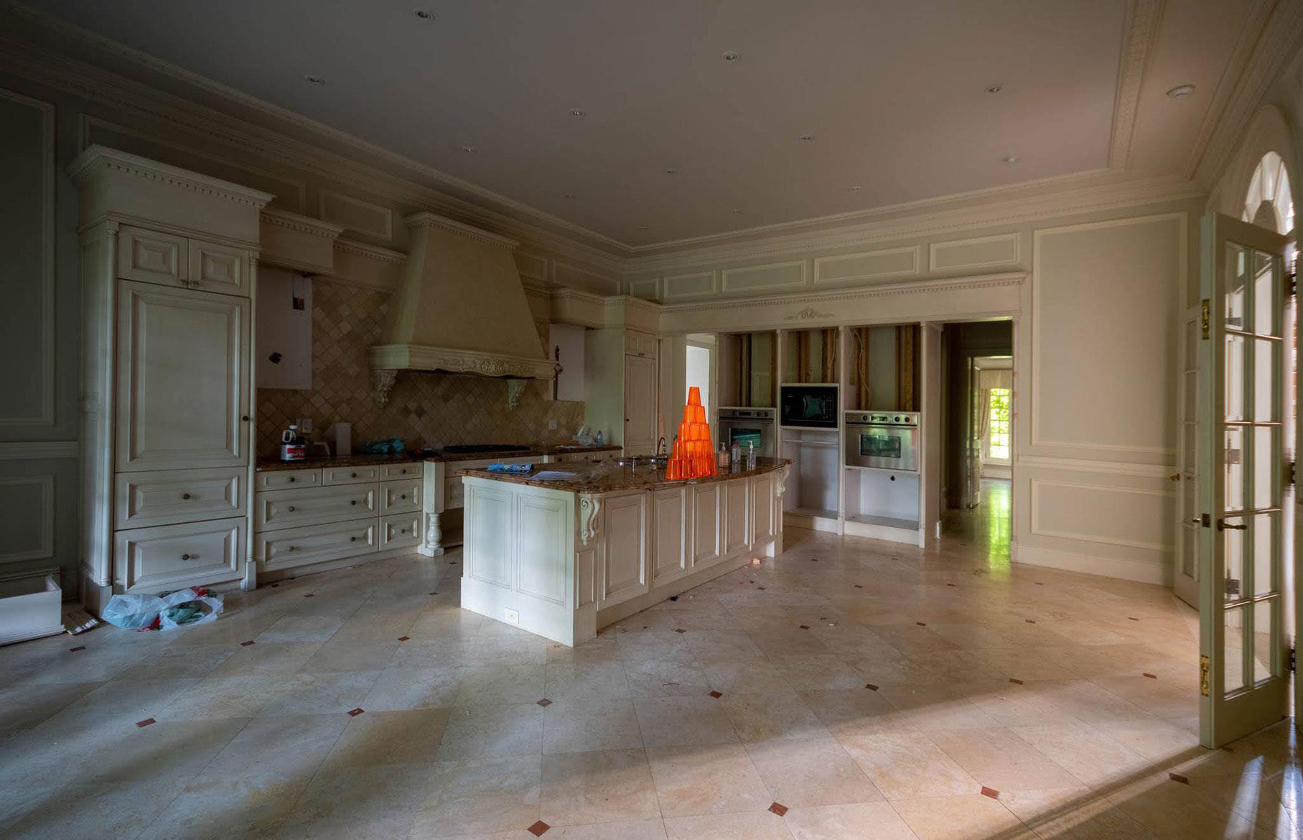 Ornate chef's kitchen