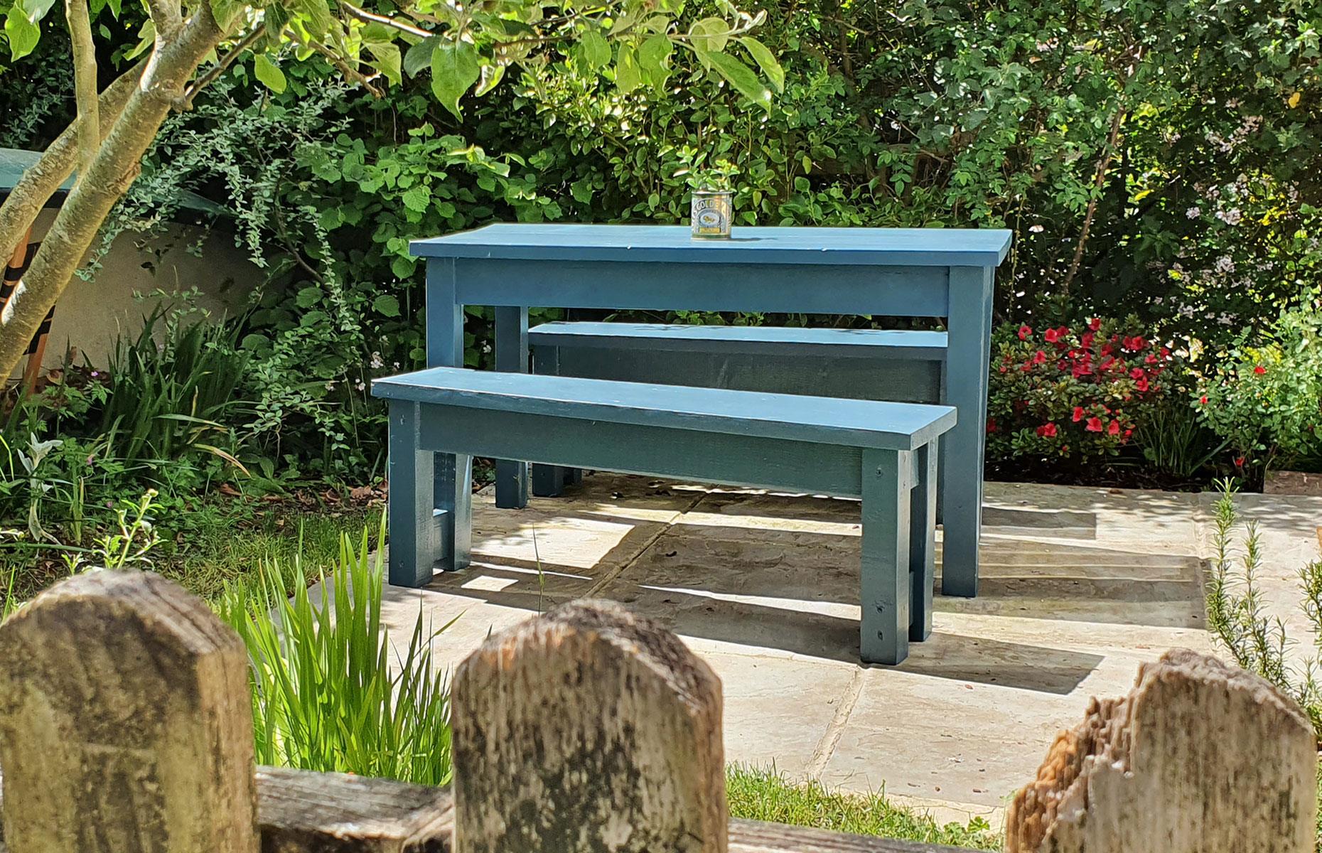 Paint a picnic table 