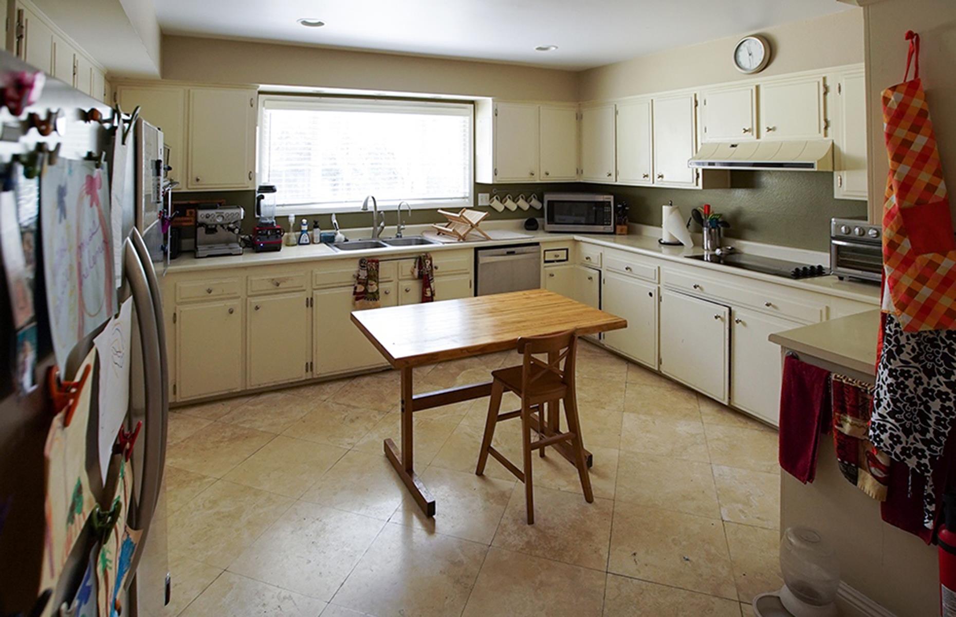 Before: a cramped multigenerational home