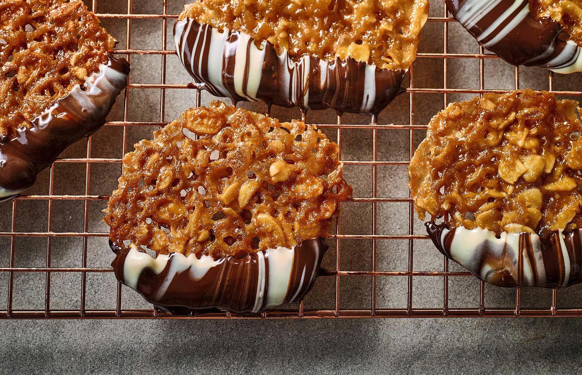 5. Ginger and almond Florentines