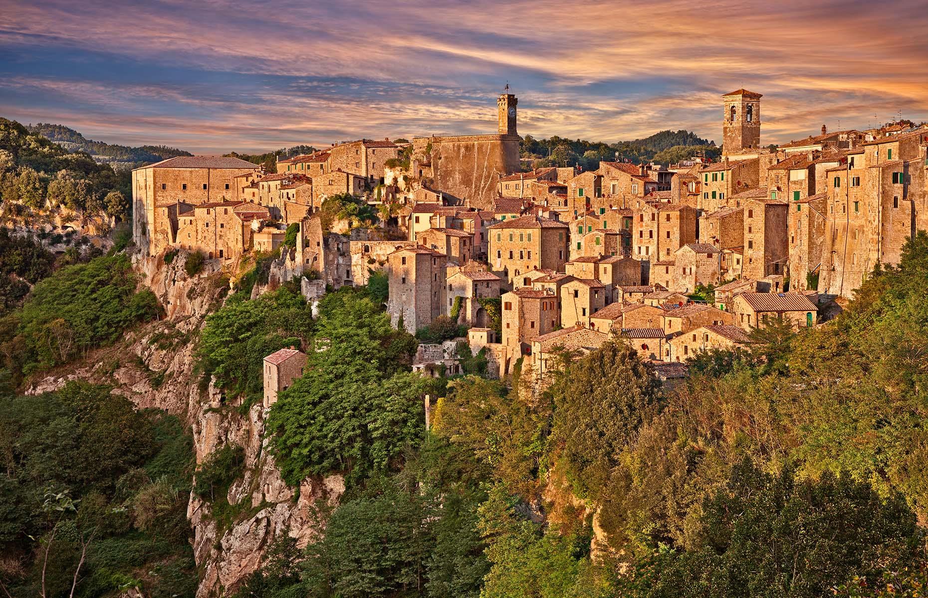 9. Sorano, Tuscany