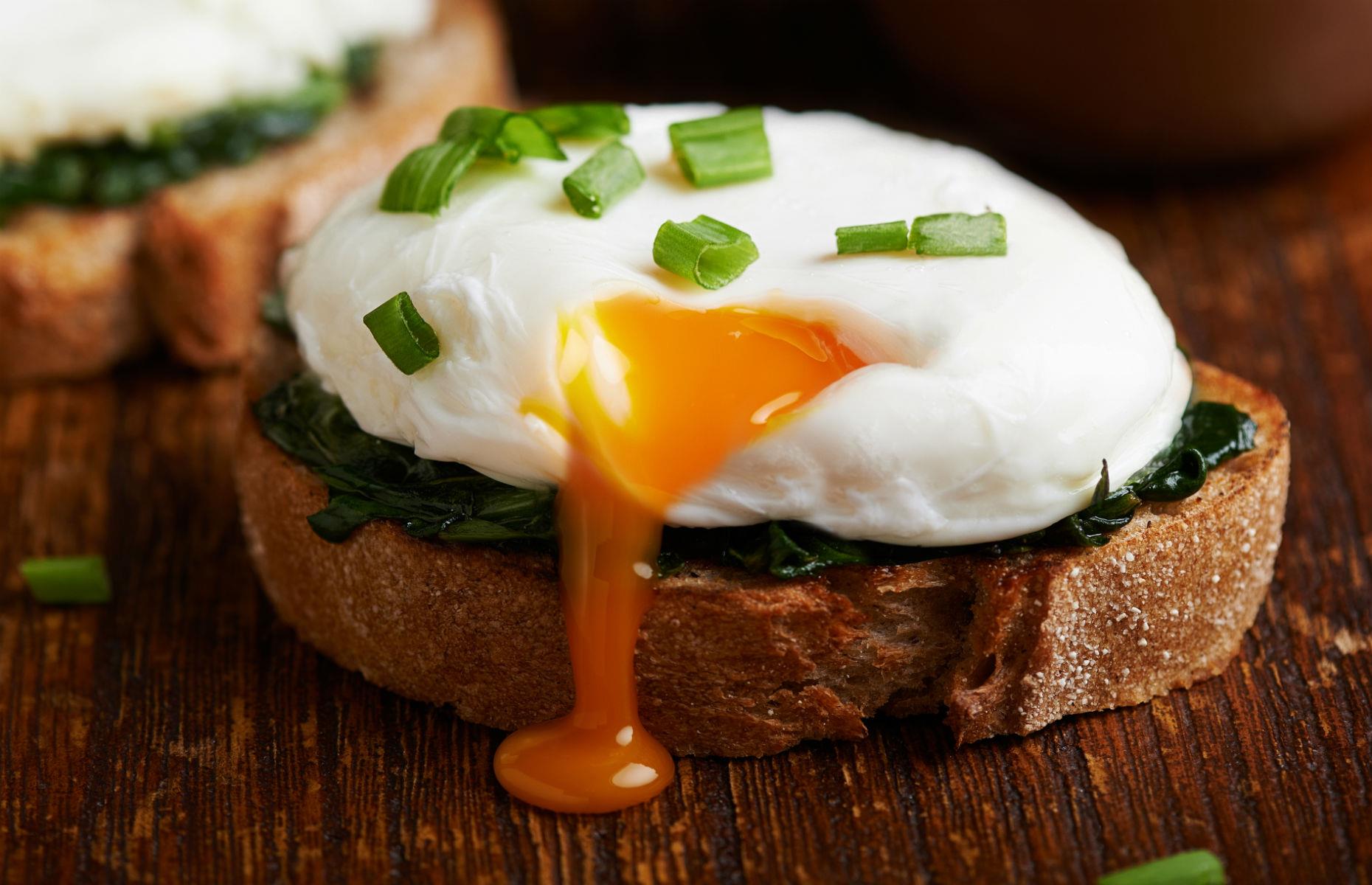 Poached eggs