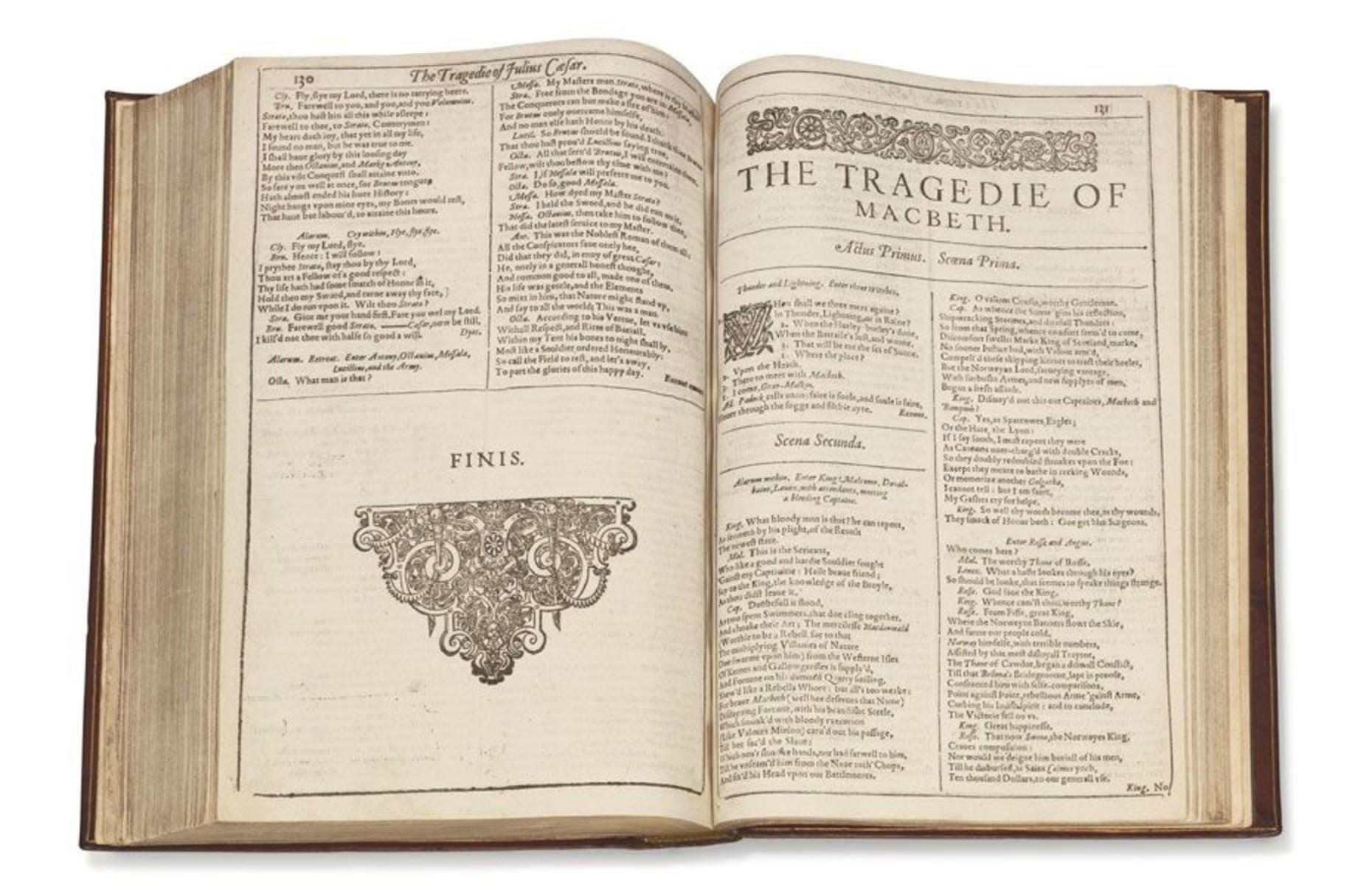 William Shakespeare First Folio: $9.97 million (£7.7m)