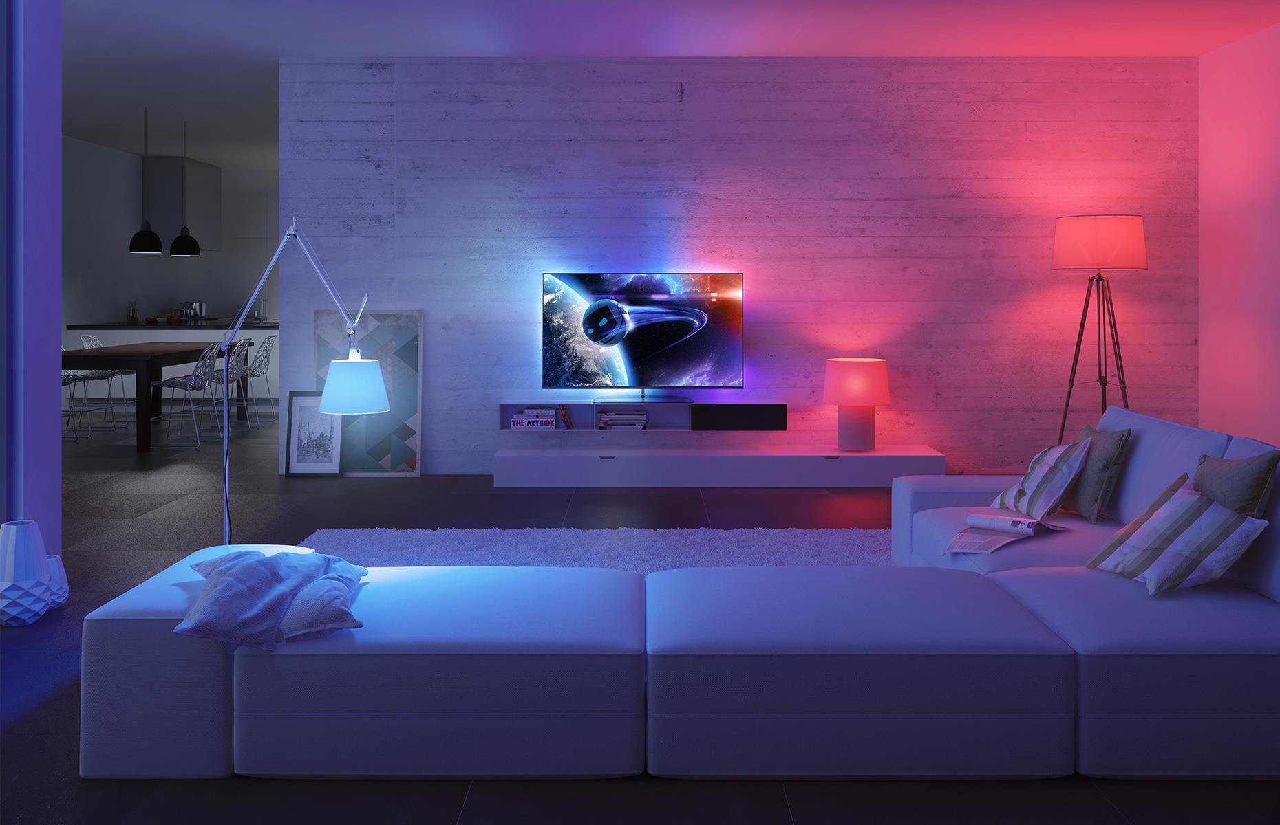 Colour your home with smart lighting