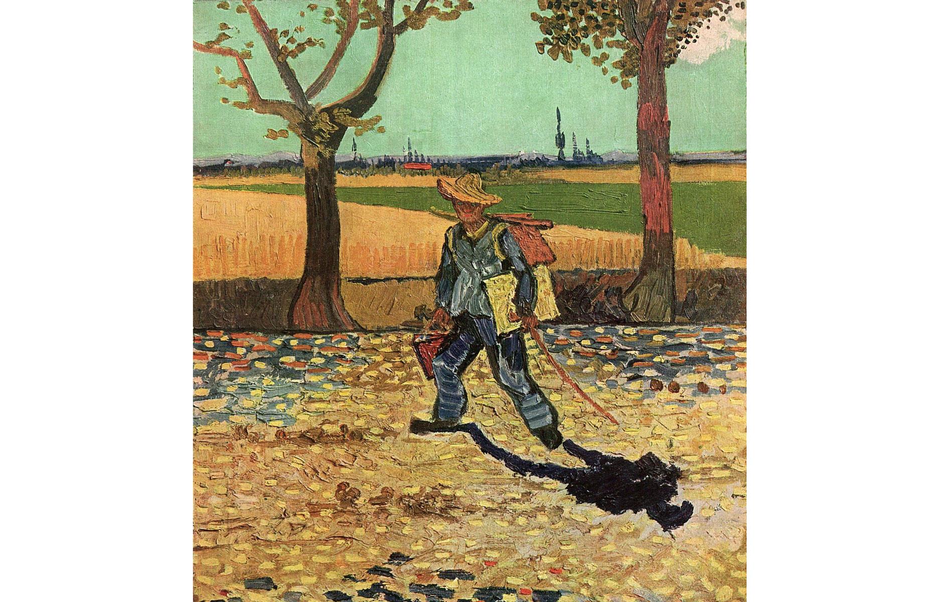 The painter on his way to work by Vincent Van Gogh