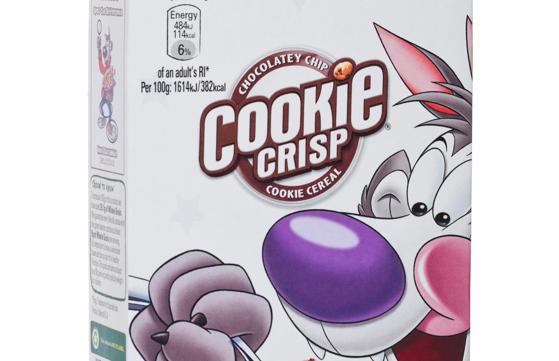 23. Cookie Crisp (UK) = 22% sugar 