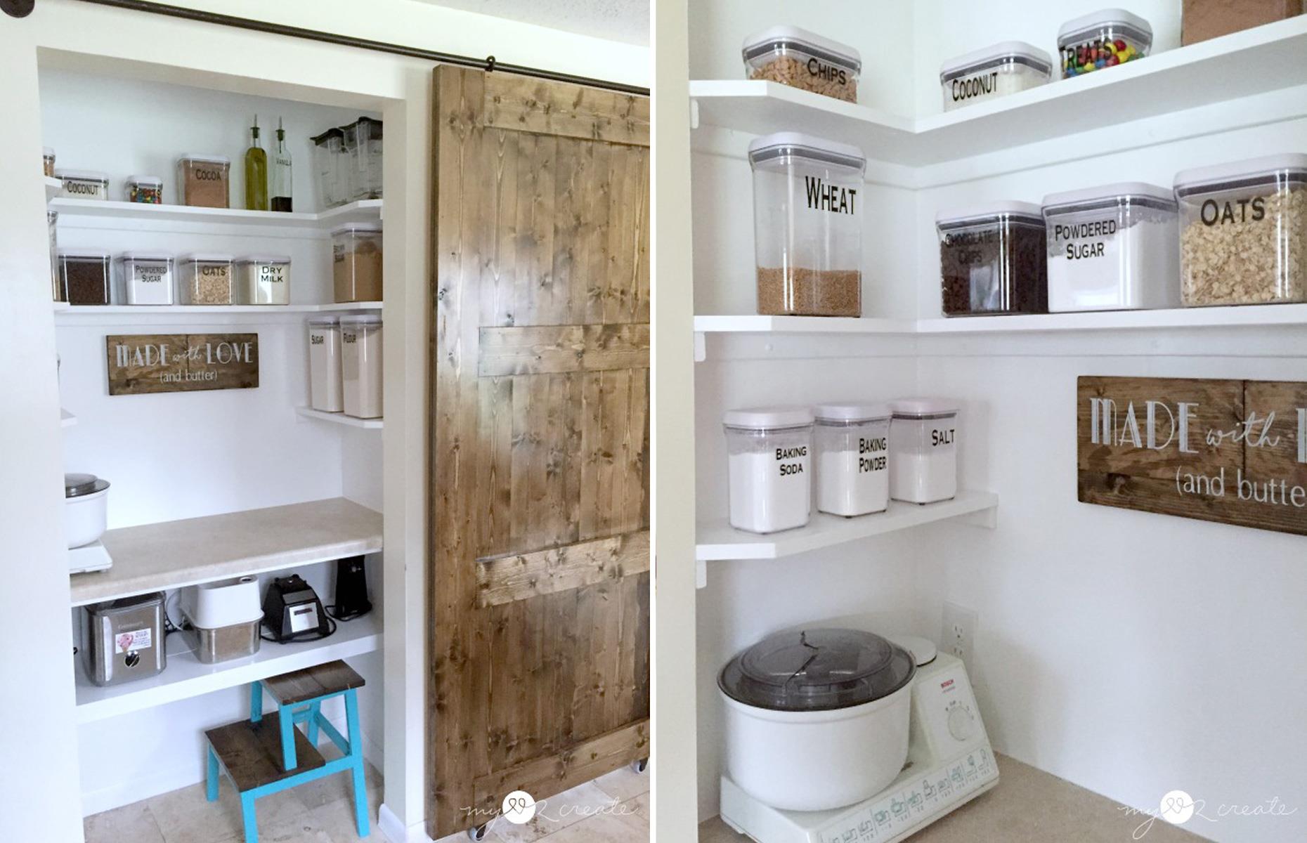 DIY Under the Stairs Closet Pantry Conversion - Catz in the Kitchen