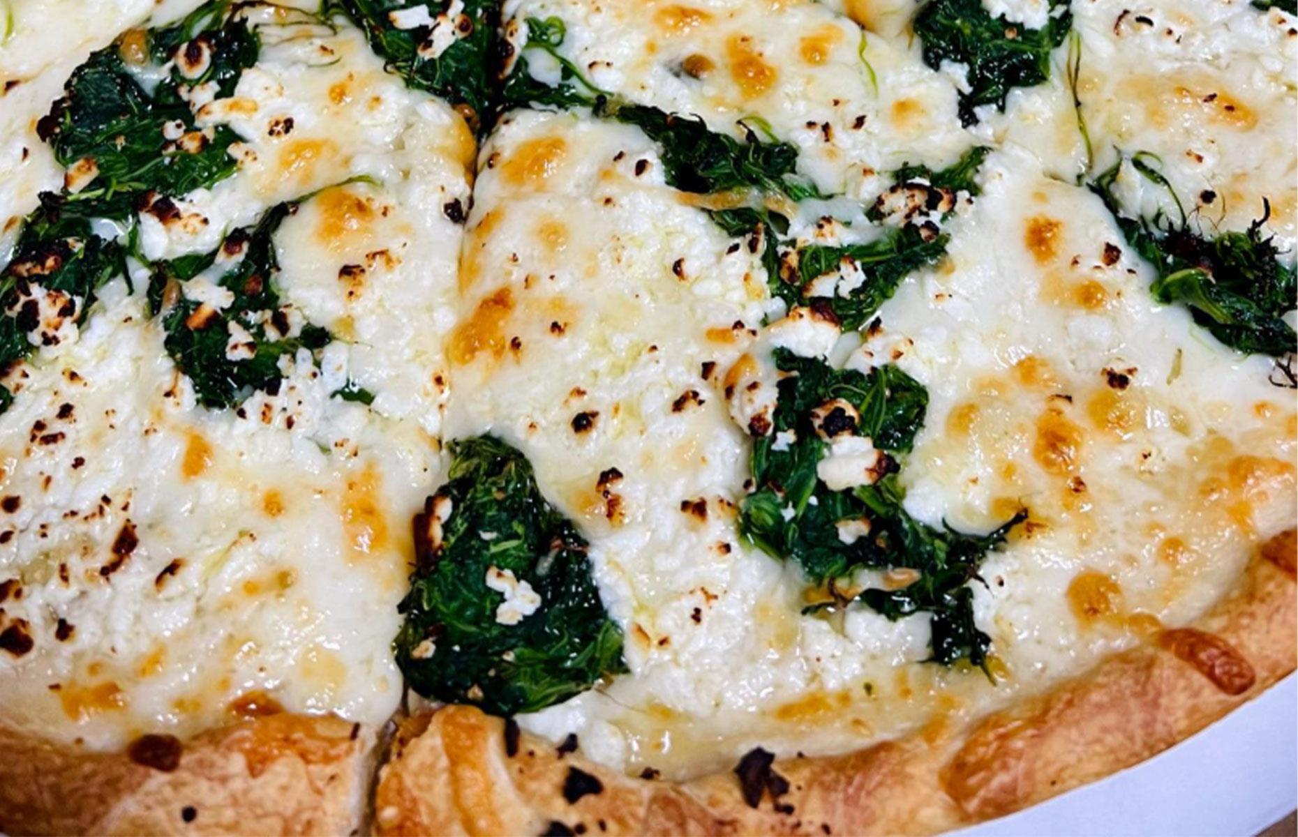 19. New England Greek pizza