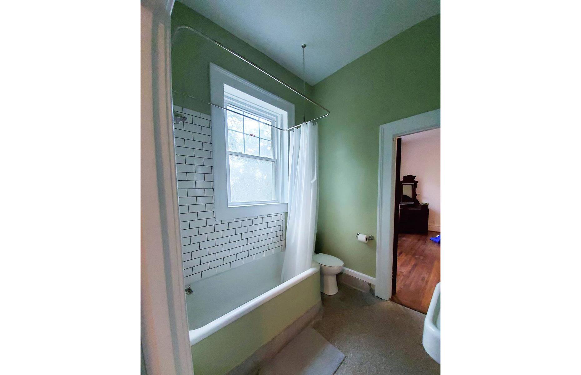 After: the bathrooms