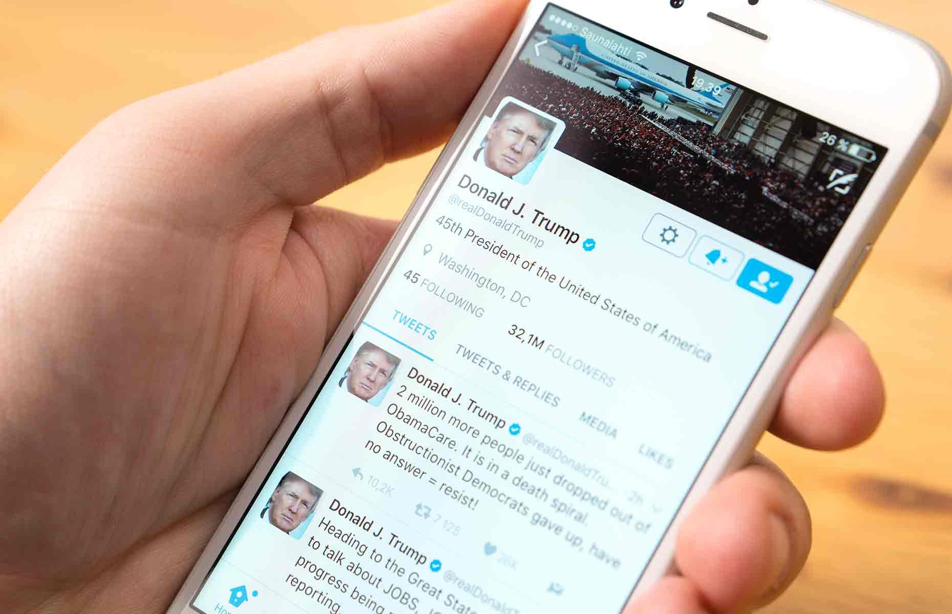 …und Donald twittert 