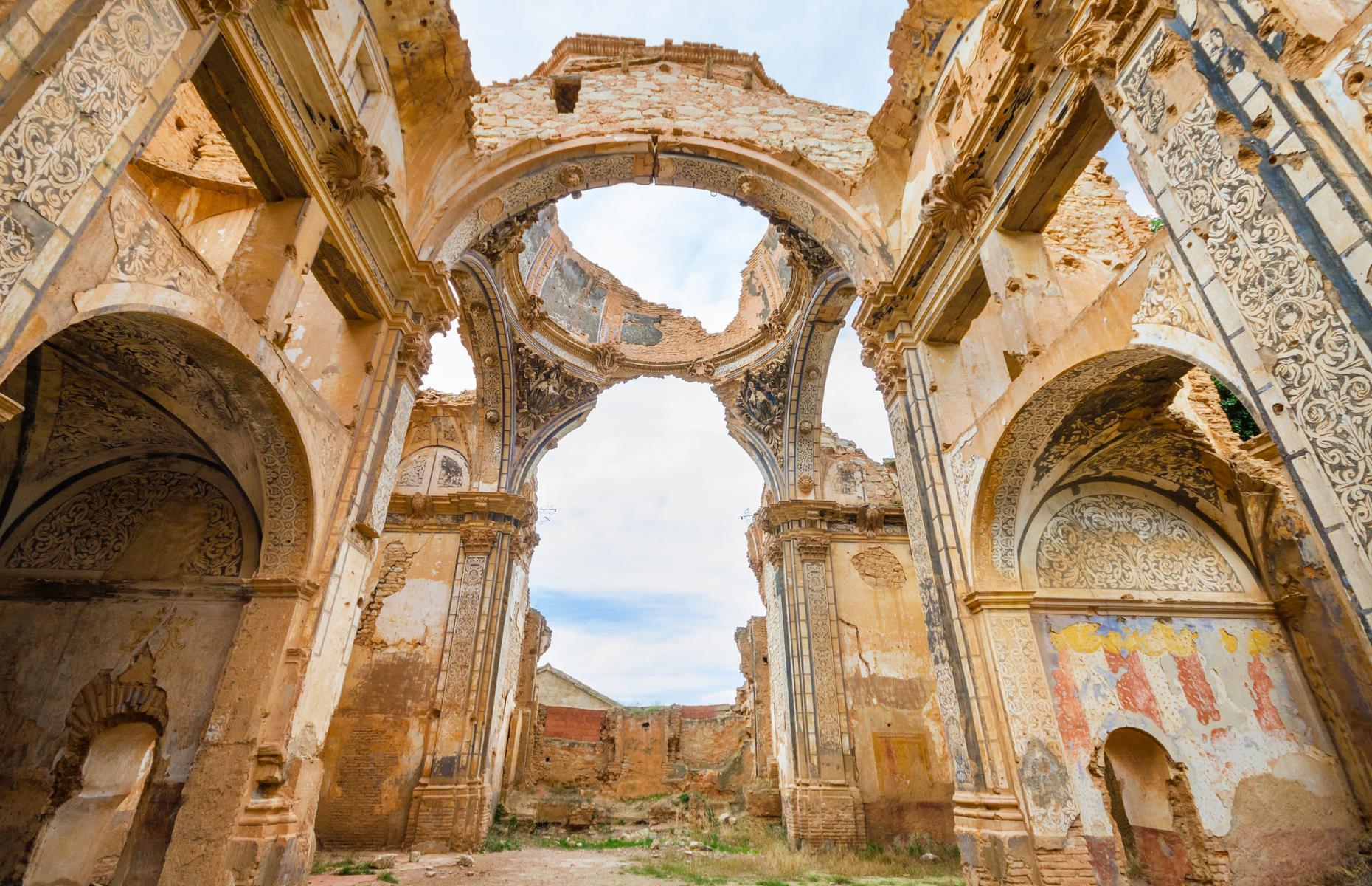 Belchite, Zaragoza, Spain 