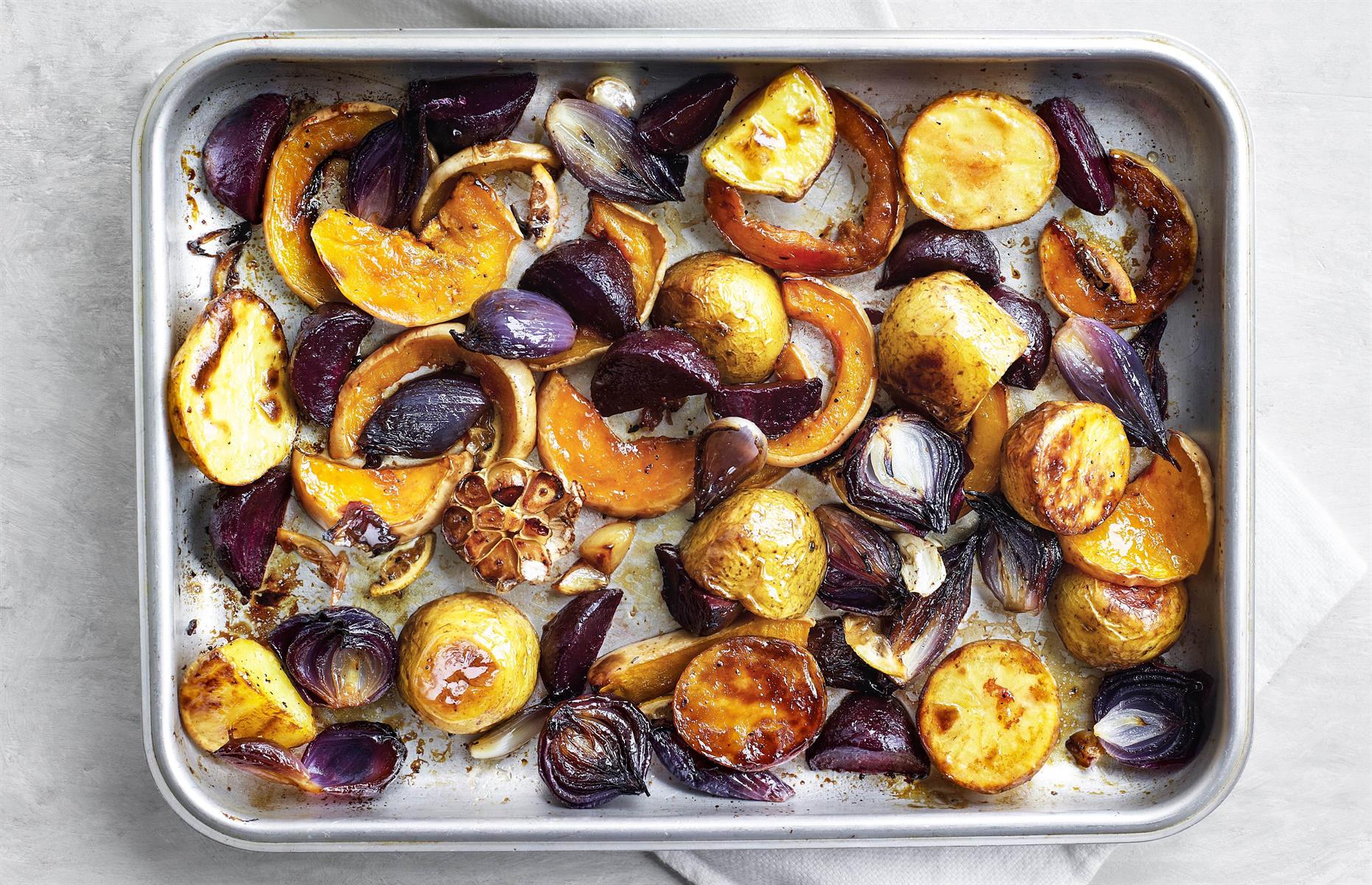 Honey-roasted vegetables