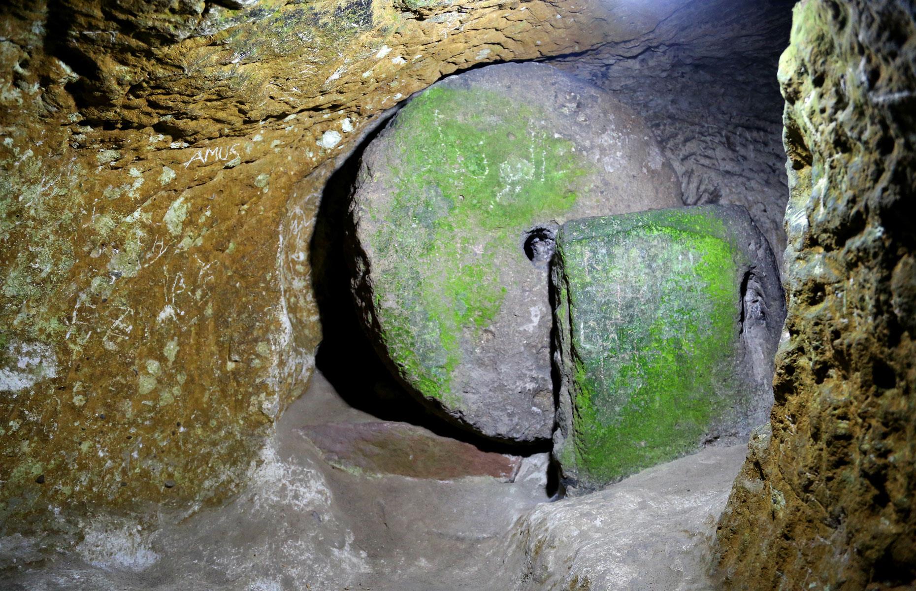Derinkuyu Underground City's security doors