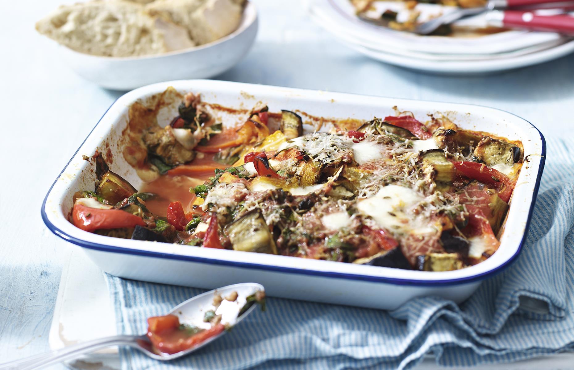 Roasted vegetable bake