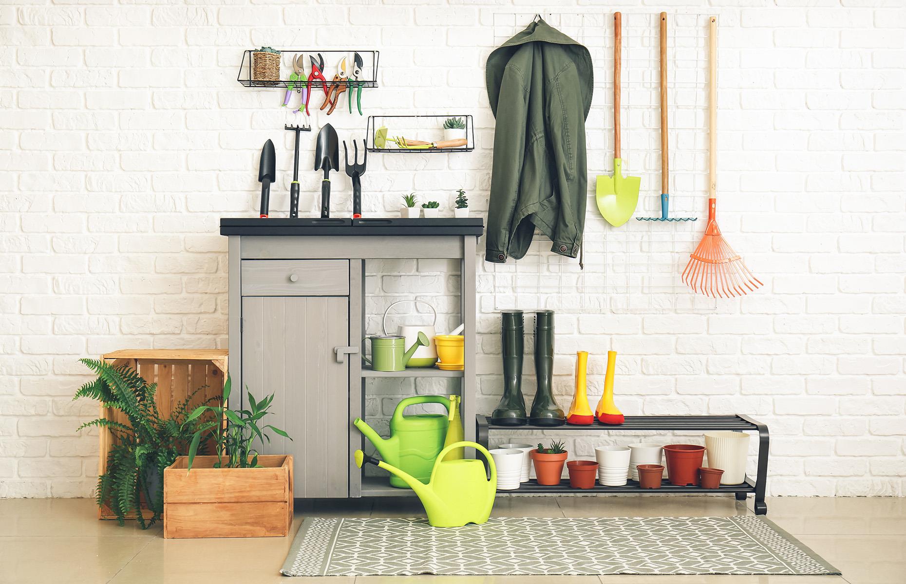 Going without garden storage