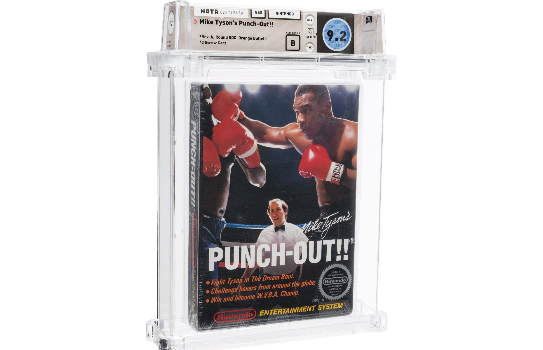 Mike Tyson’s Punch-Out!! (Nintendo) for NES, 1987: up to $50,400 (£39.2k)
