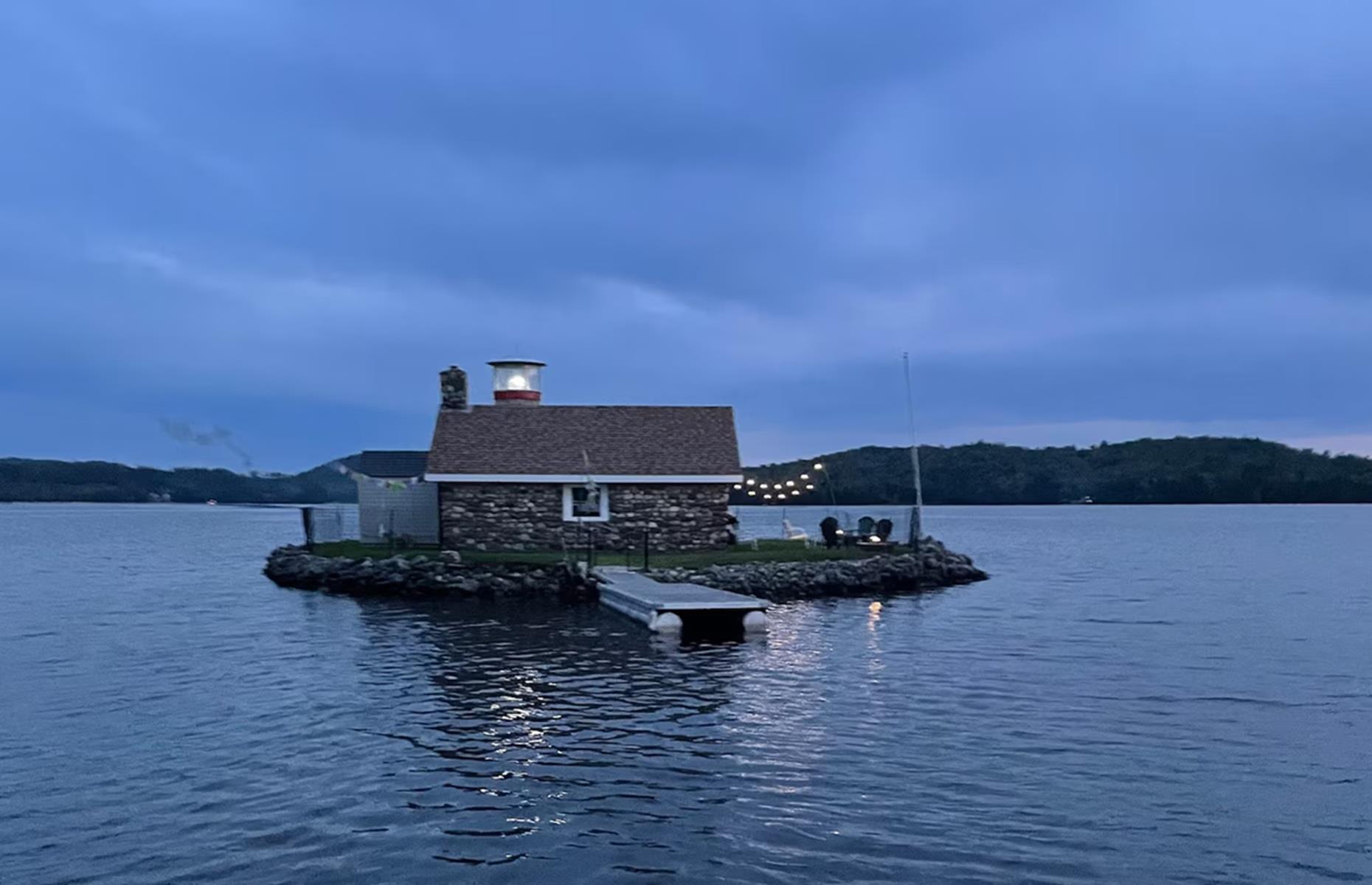 Rock Island home, Maine, USA