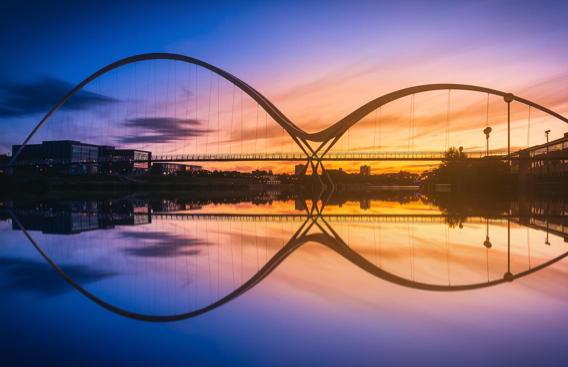 Infinity Bridge, Stockton-on-Tees, County Durham
