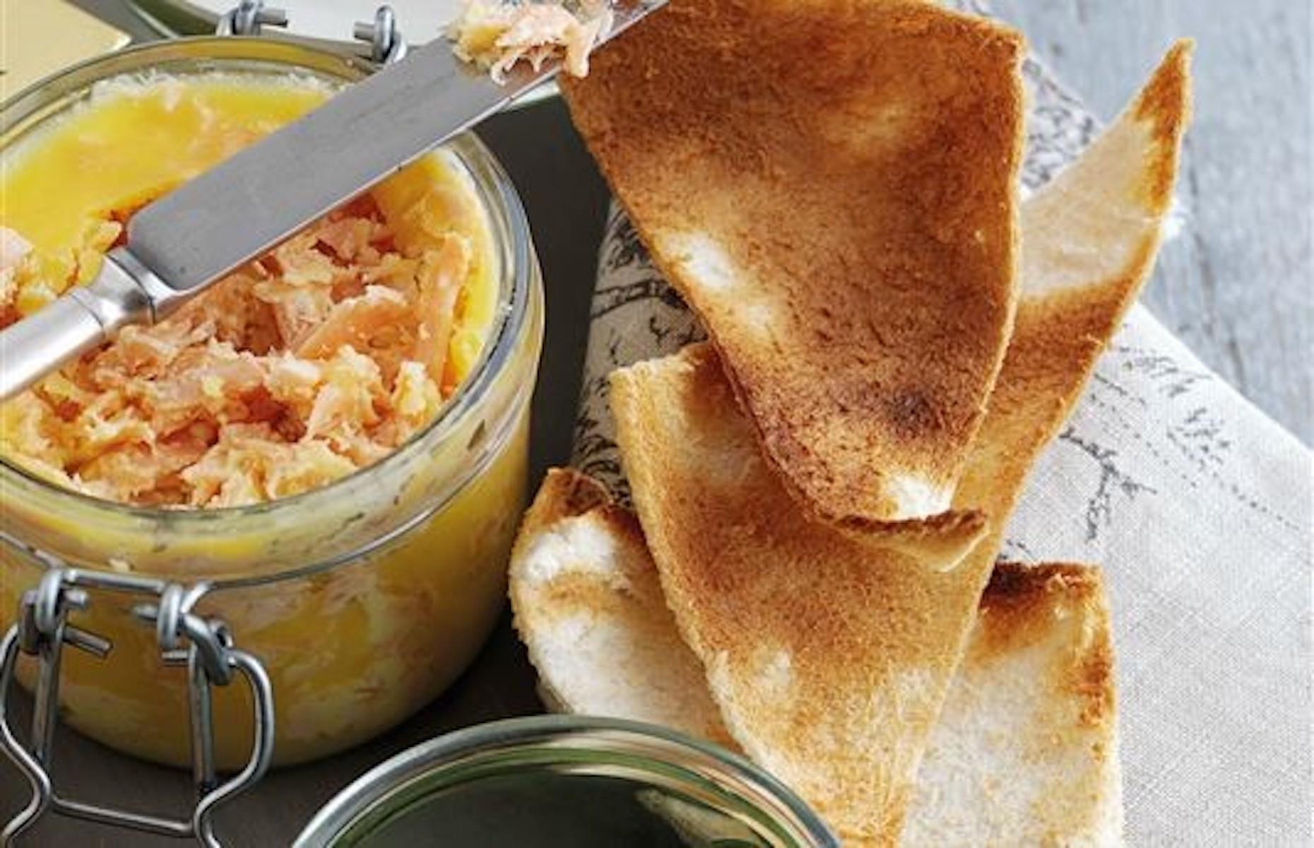 Smoked salmon rillettes