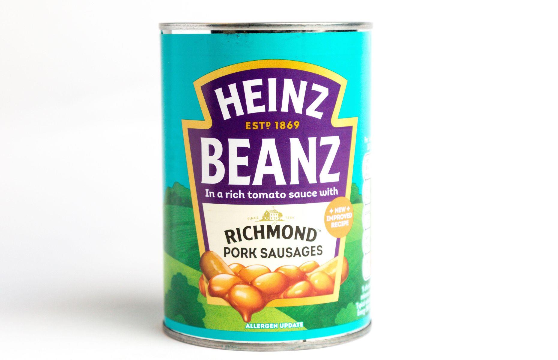 38. Beanz with Richmond Pork Sausages  